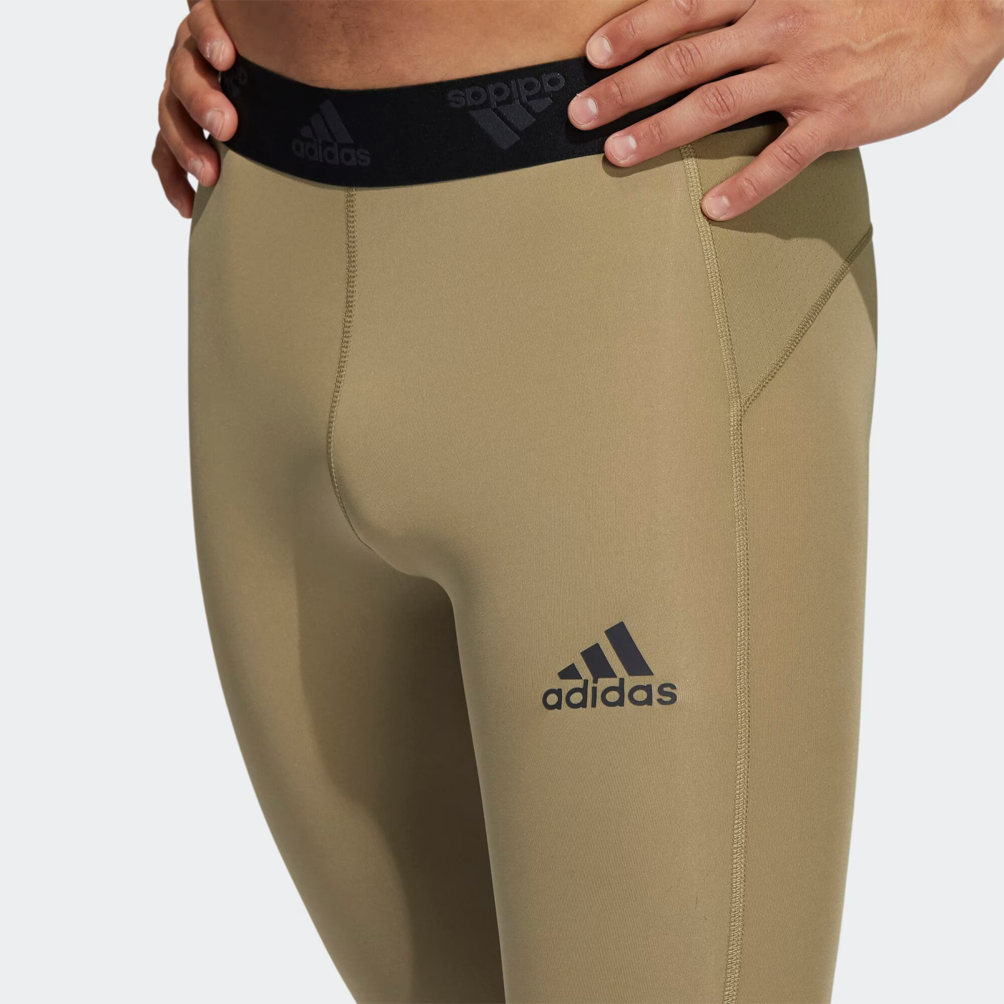 ADIDAS PERFORMANCE Športne hlače siva / kaki / črna - Pepit.si