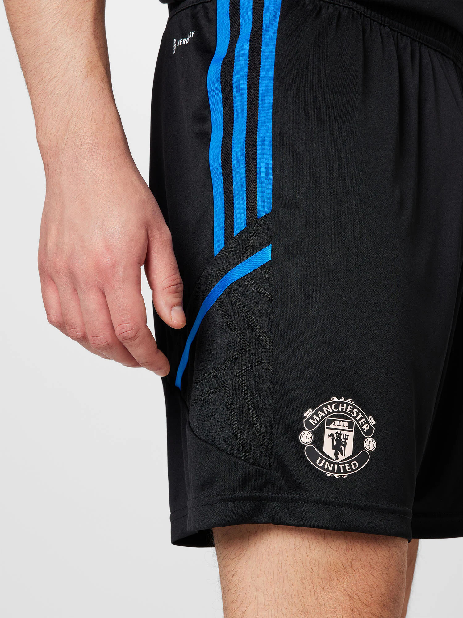 ADIDAS SPORTSWEAR Športne hlače 'Manchester United Condivo 22' modra / črna / bela - Pepit.si