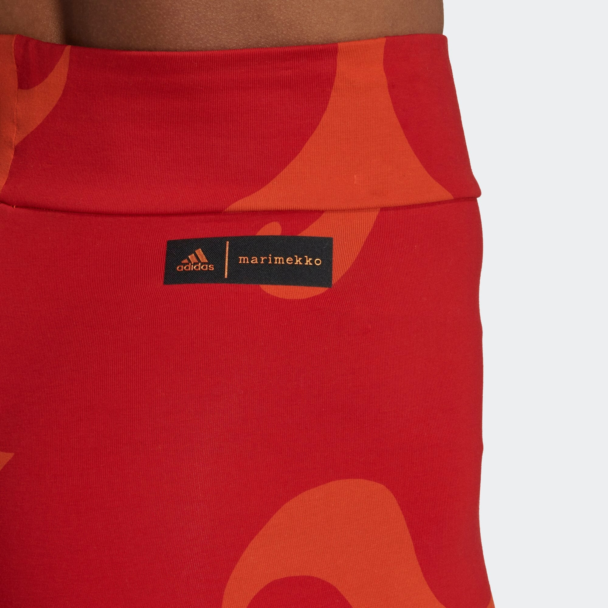 ADIDAS SPORTSWEAR Športne hlače 'Marimekko' oranžna / rdeča / črna - Pepit.si