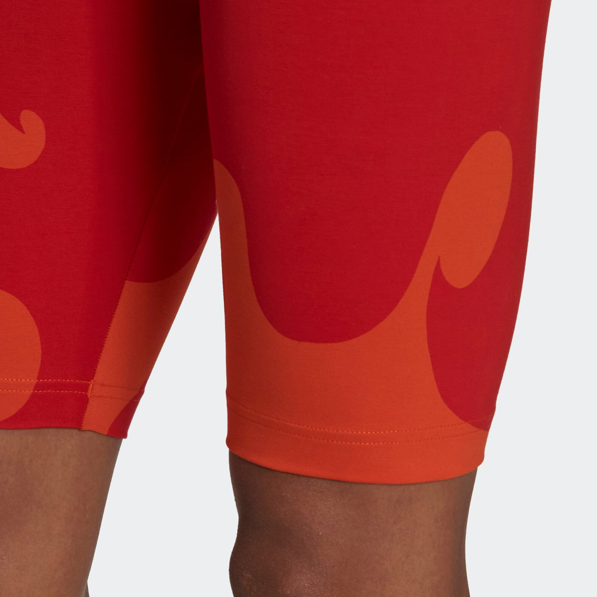 ADIDAS SPORTSWEAR Športne hlače 'Marimekko' oranžna / rdeča / črna - Pepit.si