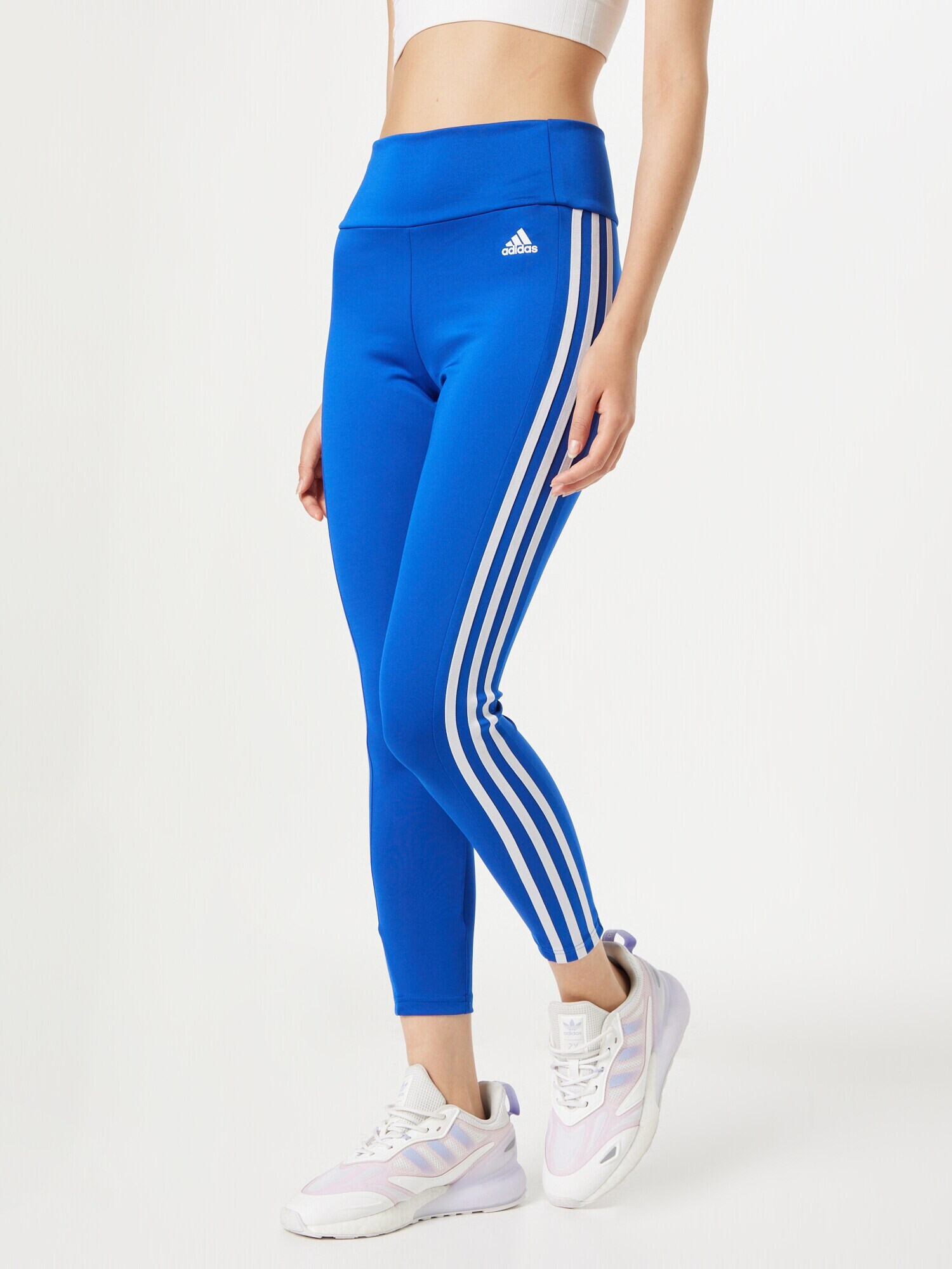 ADIDAS SPORTSWEAR Športne hlače modra / bela - Pepit.si