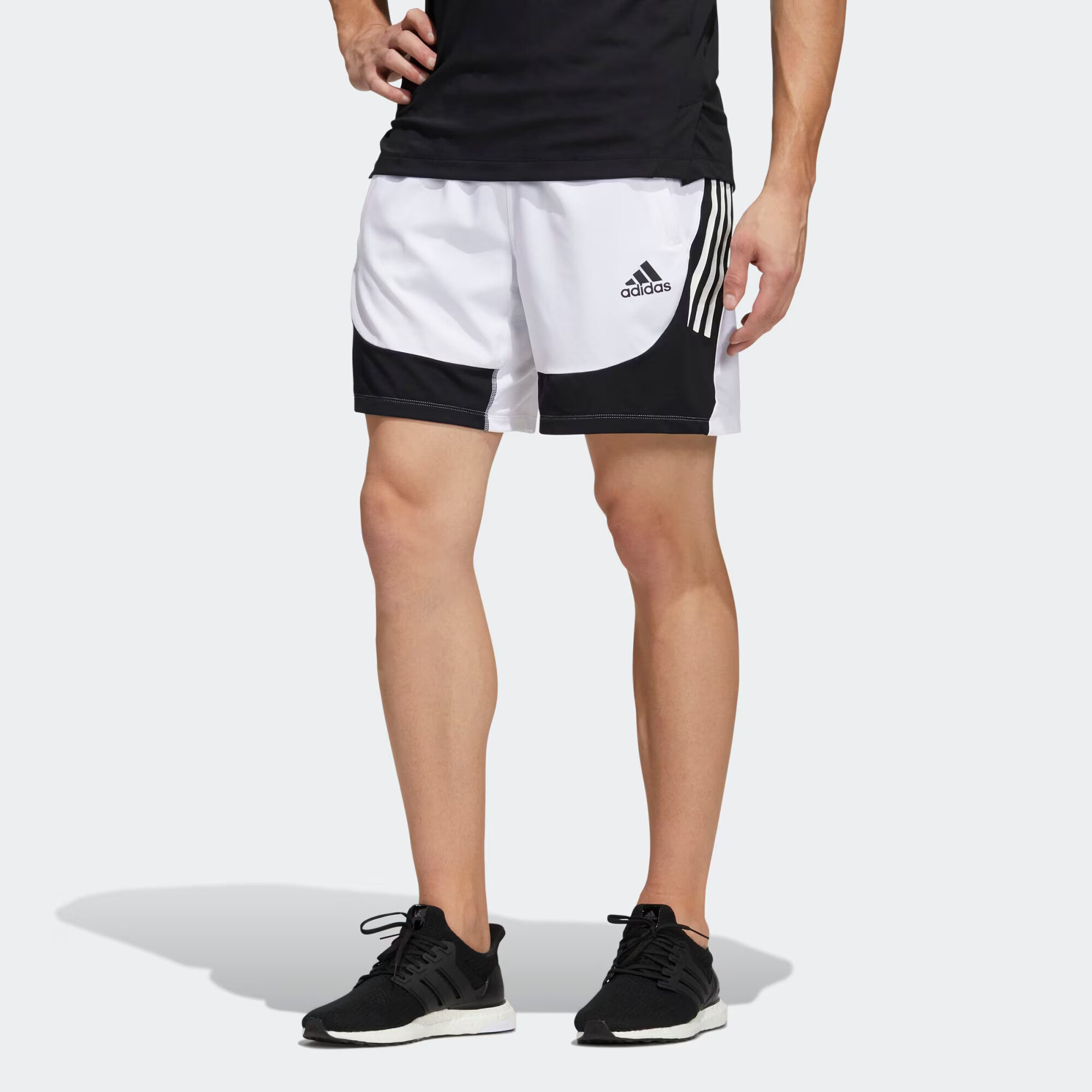 ADIDAS SPORTSWEAR Športne hlače črna / naravno bela - Pepit.si