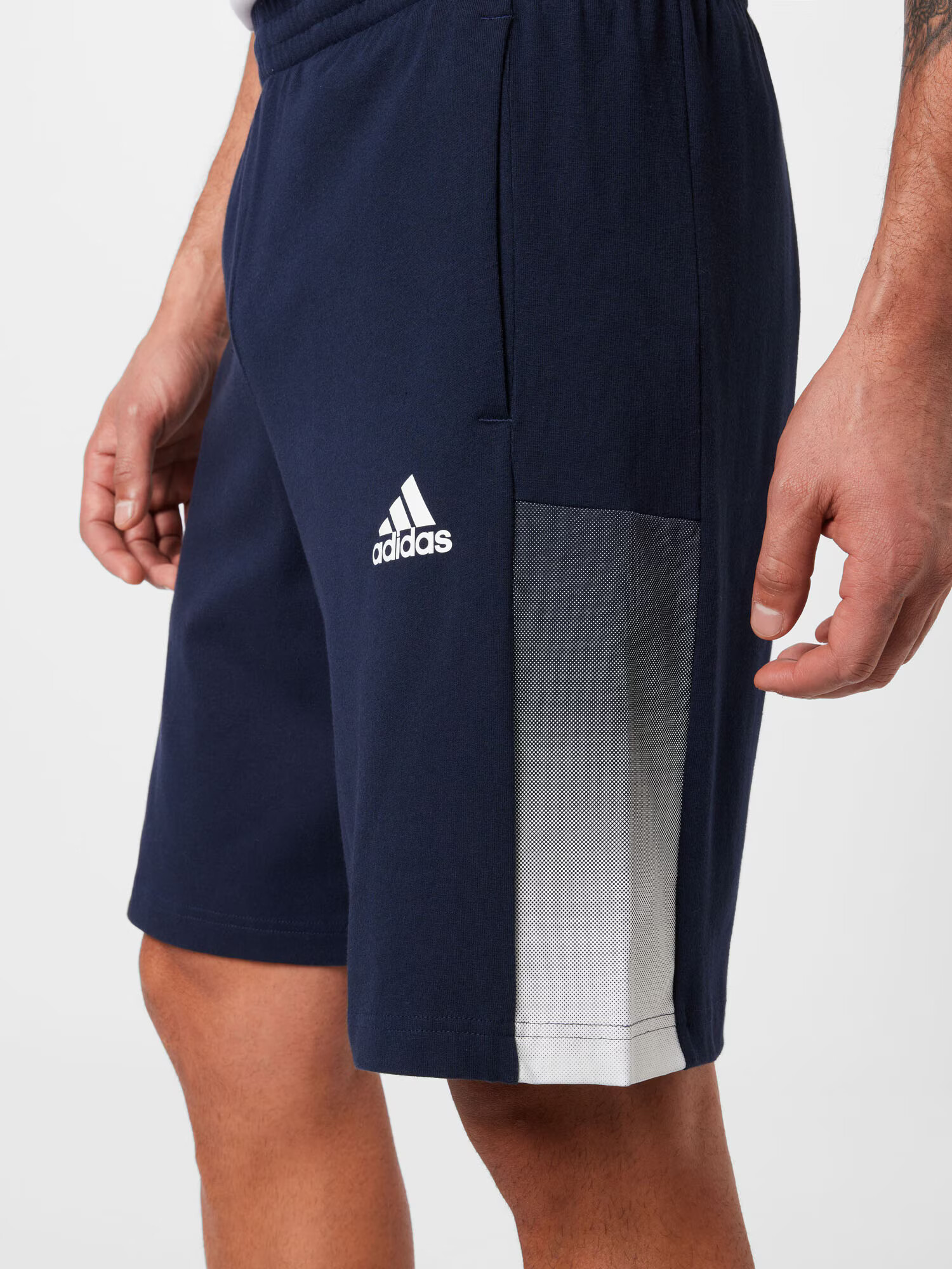 ADIDAS PERFORMANCE Športne hlače nočno modra / bela - Pepit.si