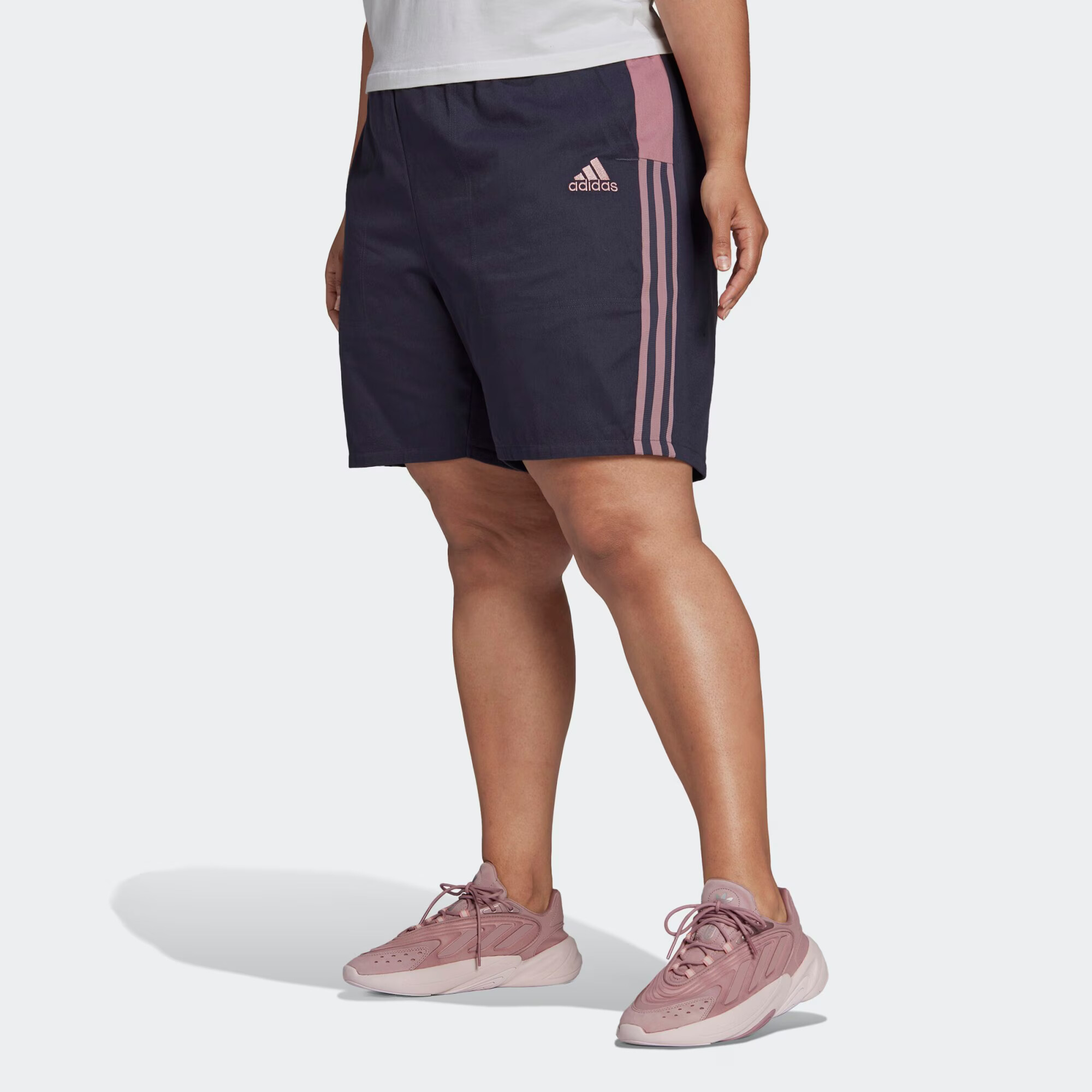 ADIDAS SPORTSWEAR Športne hlače nočno modra / puder / staro roza - Pepit.si