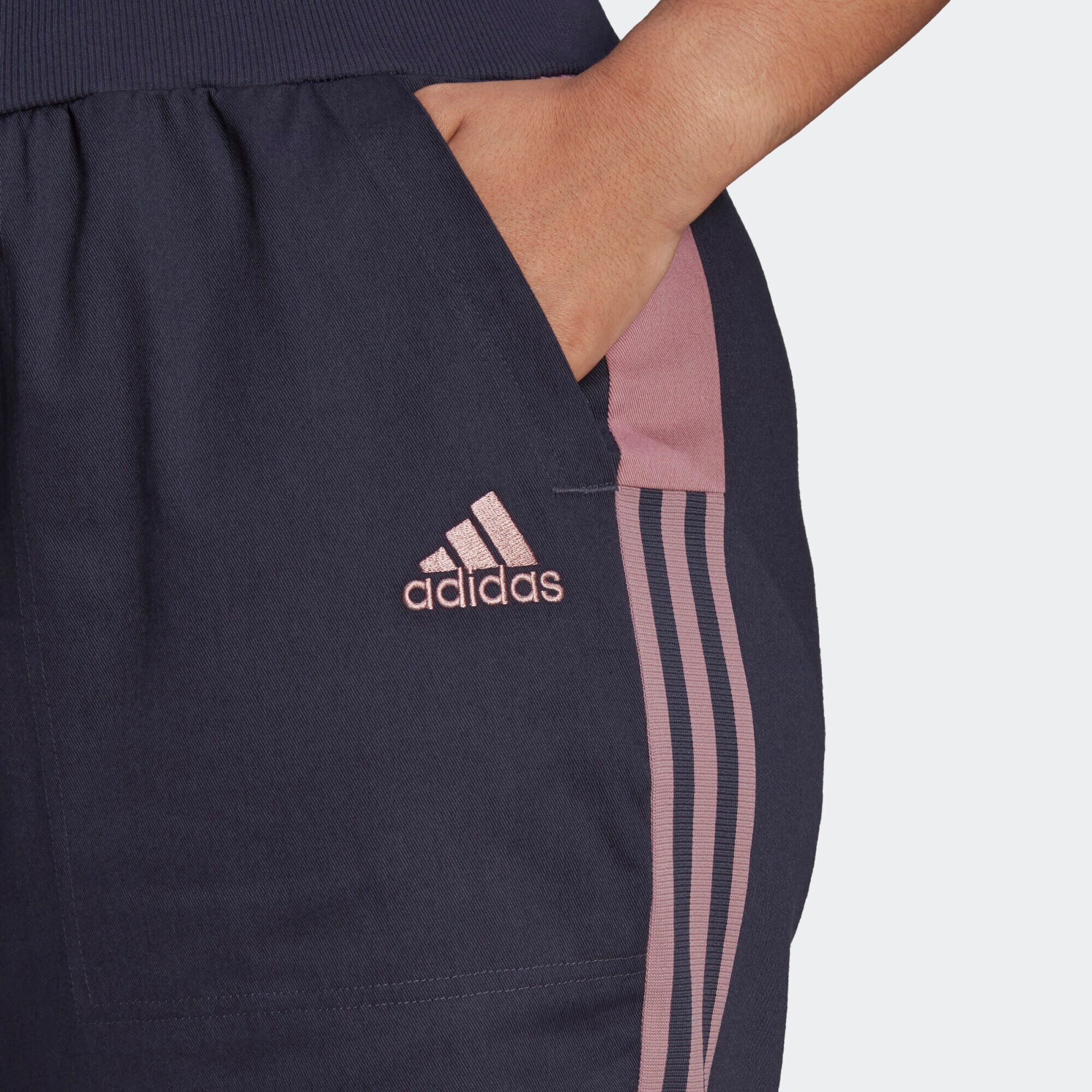 ADIDAS SPORTSWEAR Športne hlače nočno modra / puder / staro roza - Pepit.si