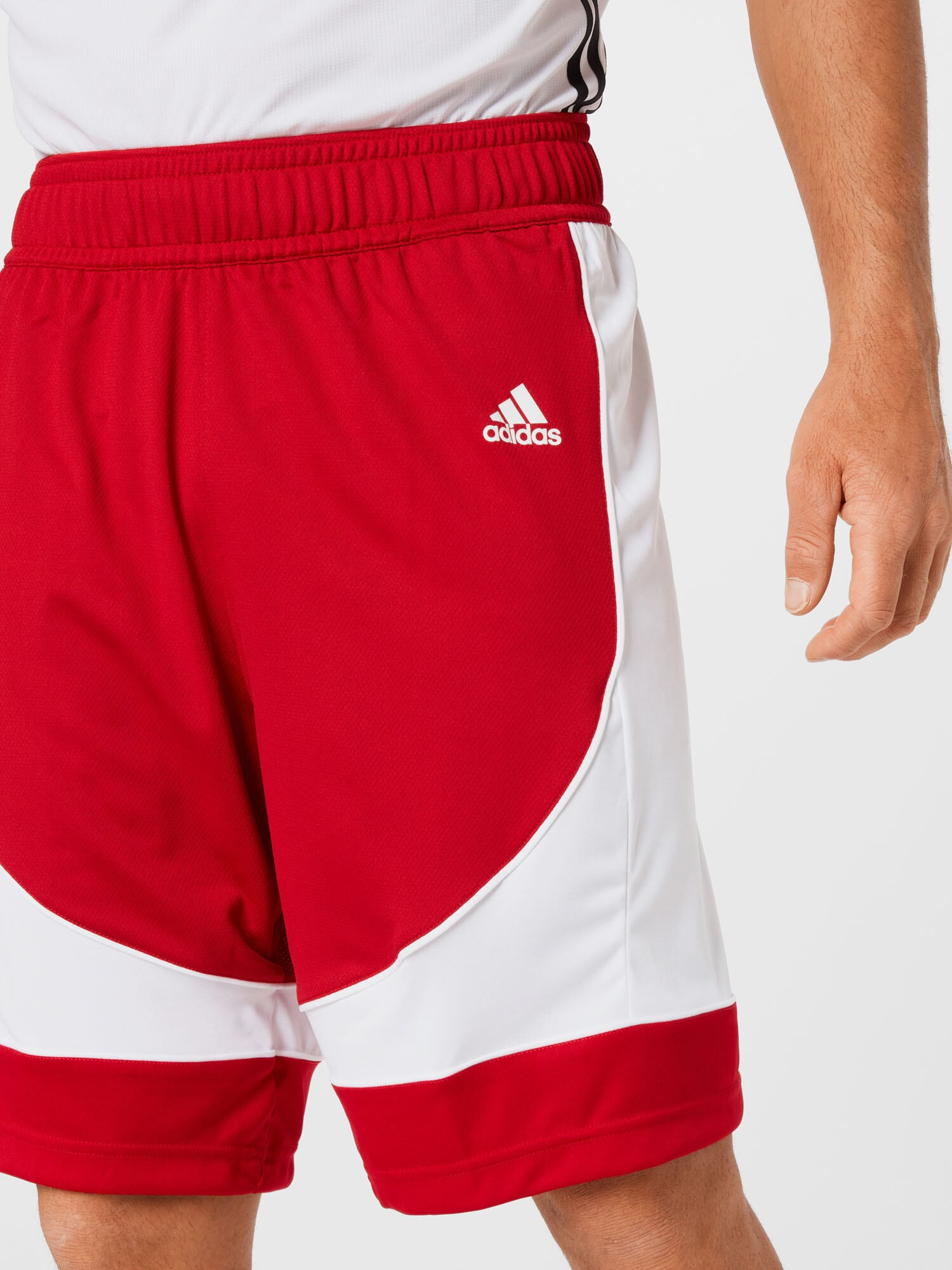 ADIDAS SPORTSWEAR Športne hlače 'N3XT L3V3L' ognjeno rdeča / bela - Pepit.si