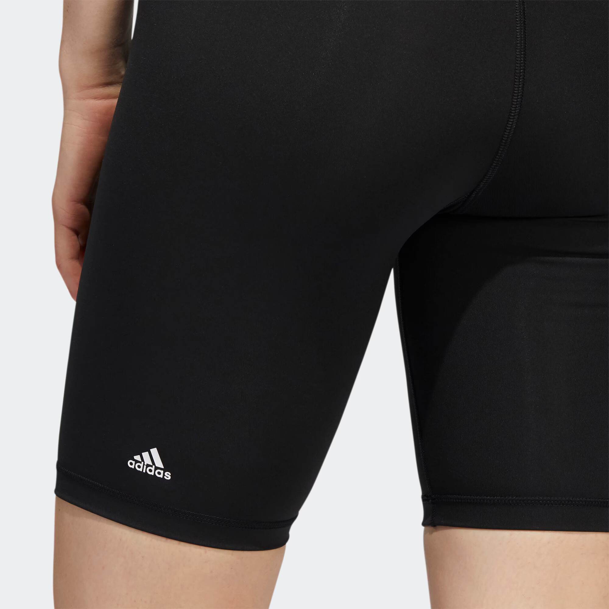 ADIDAS SPORTSWEAR Športne hlače 'Optime' črna / bela - Pepit.si