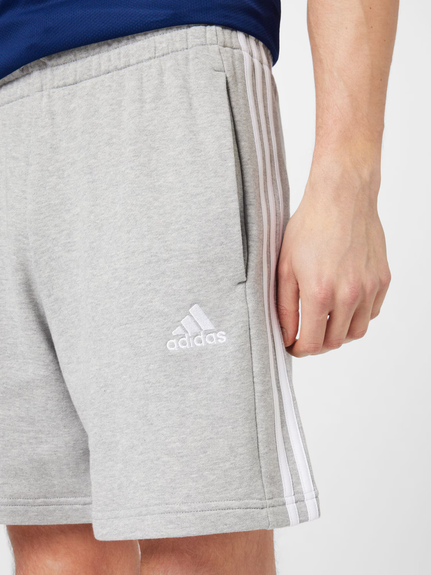 ADIDAS PERFORMANCE Športne hlače pegasto siva / bela - Pepit.si