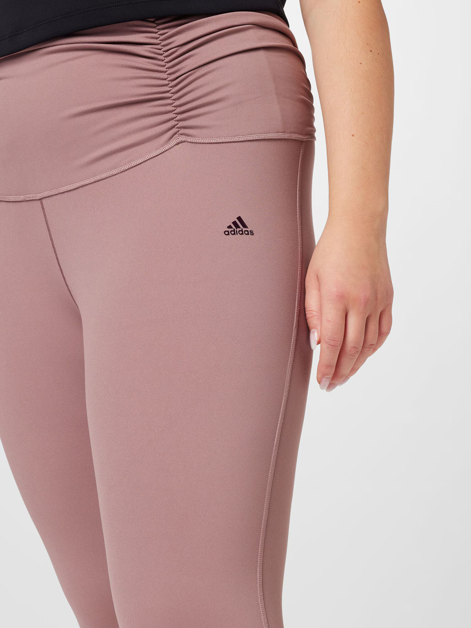 ADIDAS SPORTSWEAR Športne hlače rjasto rjava / bela - Pepit.si