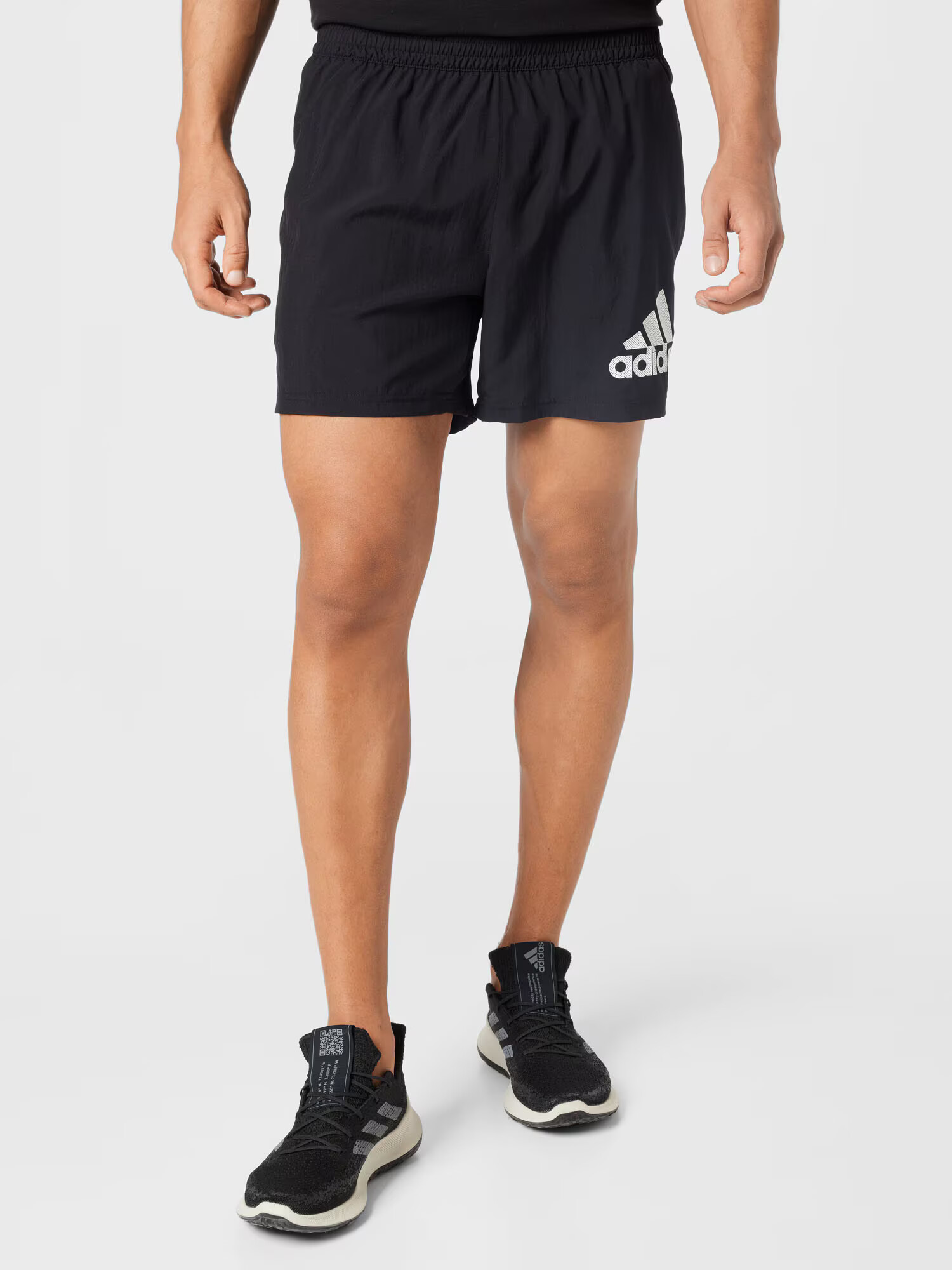 ADIDAS SPORTSWEAR Športne hlače 'Run It' črna / bela - Pepit.si