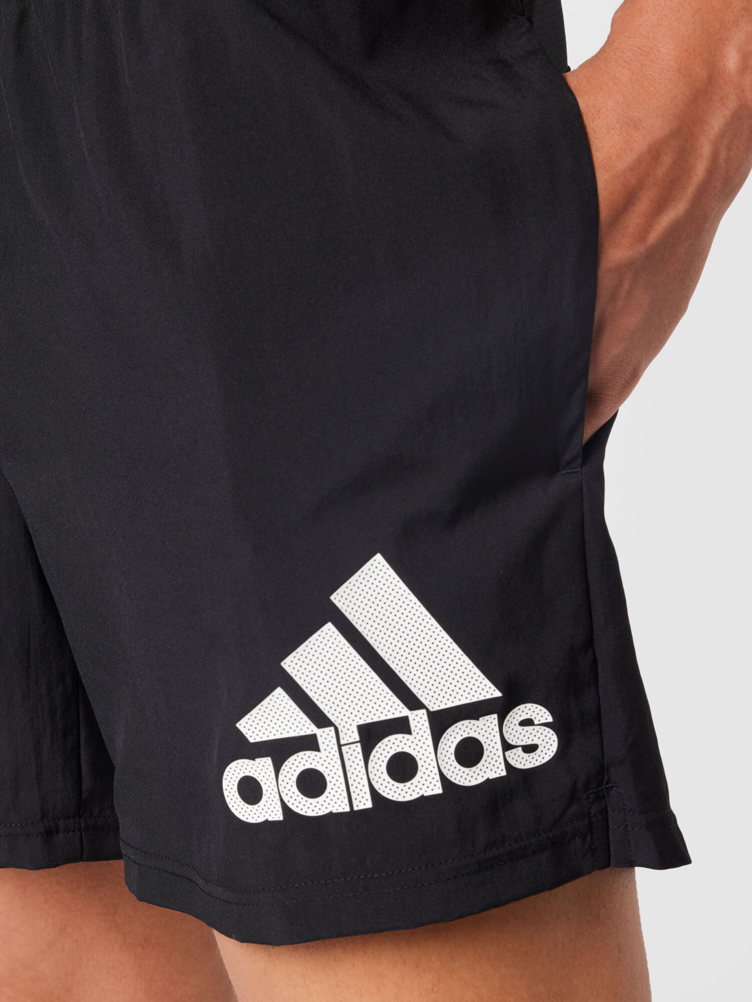 ADIDAS SPORTSWEAR Športne hlače 'Run It' črna / bela - Pepit.si