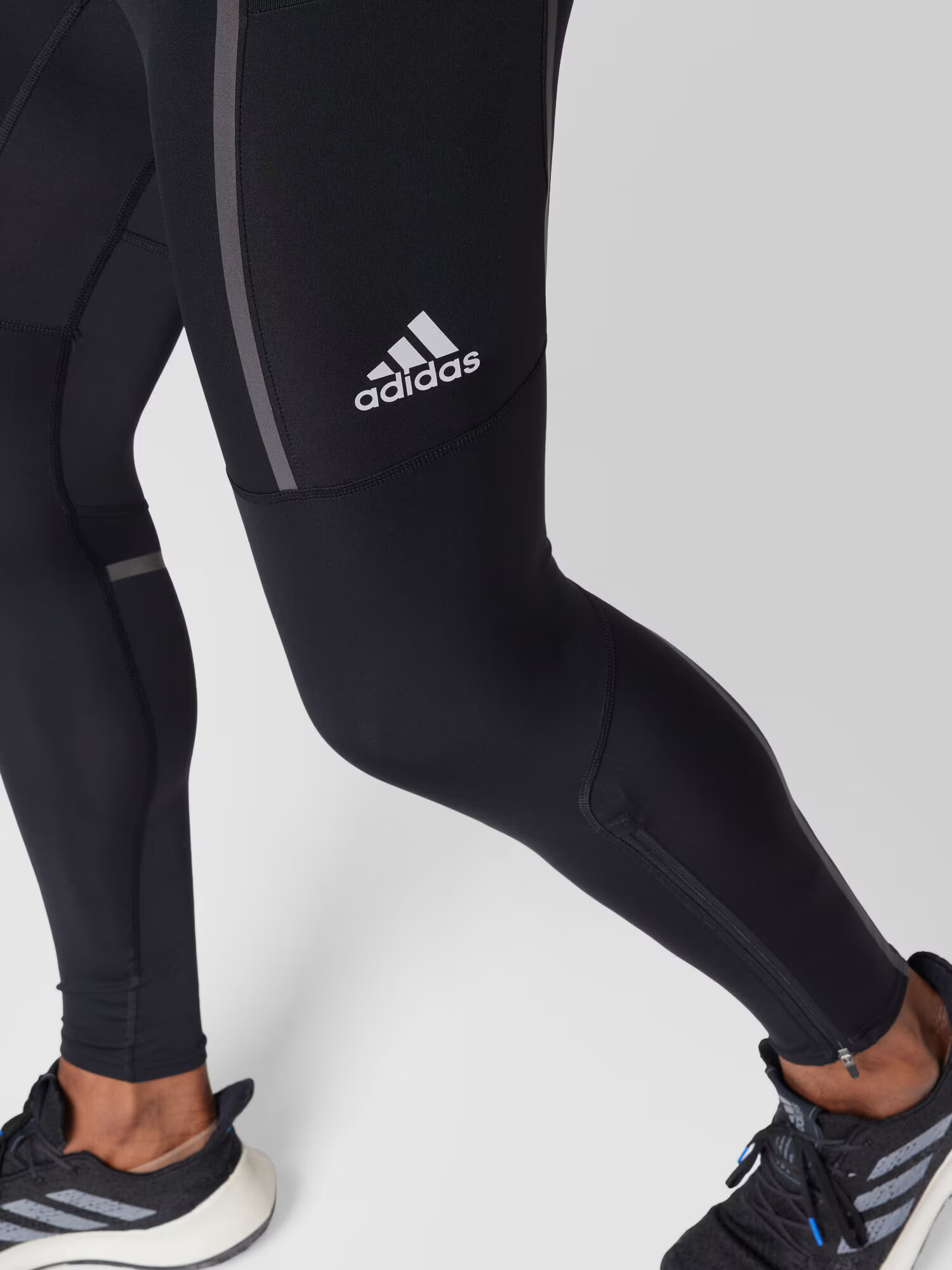 ADIDAS SPORTSWEAR Športne hlače 'Saturday' siva / črna - Pepit.si