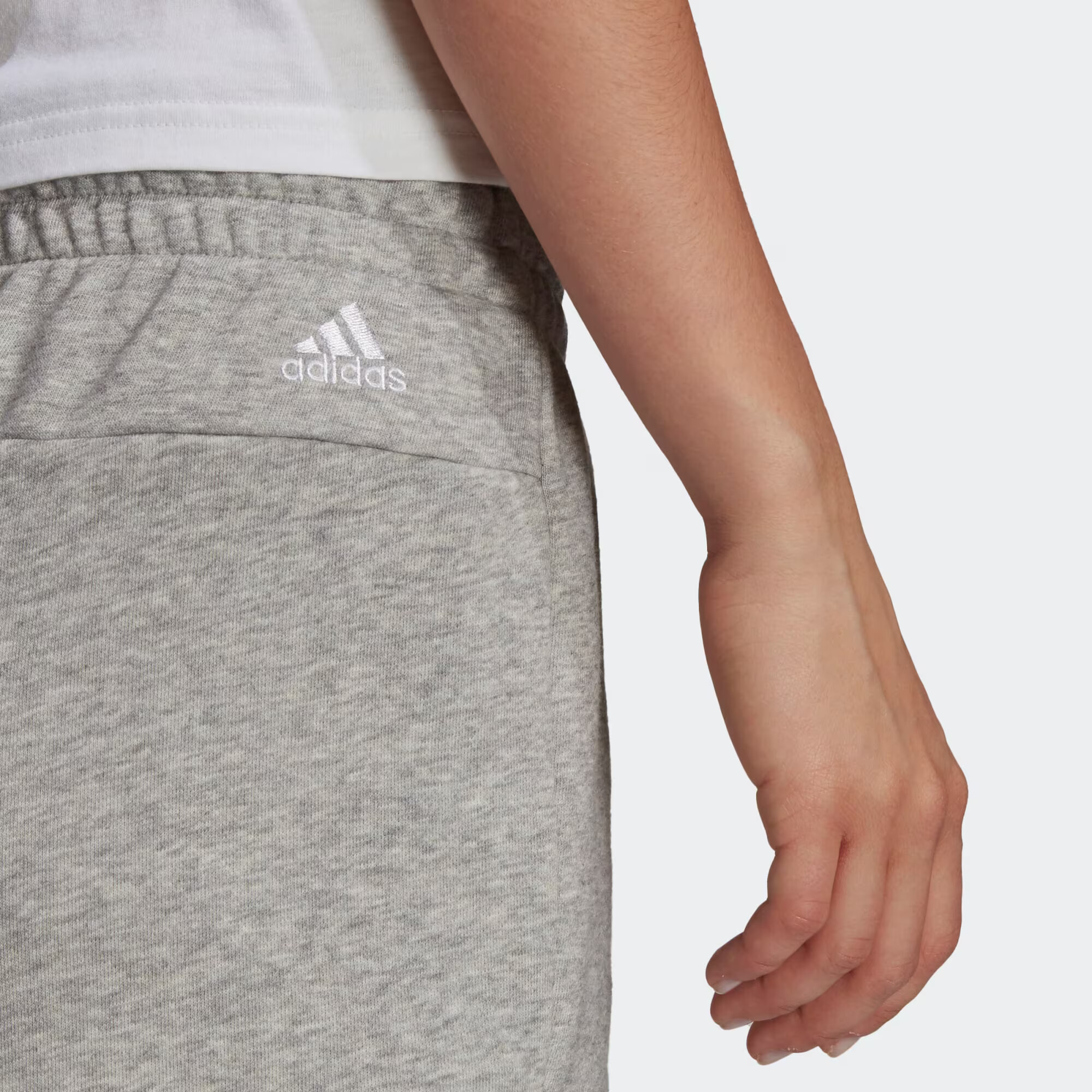 ADIDAS SPORTSWEAR Športne hlače pegasto siva / bela - Pepit.si