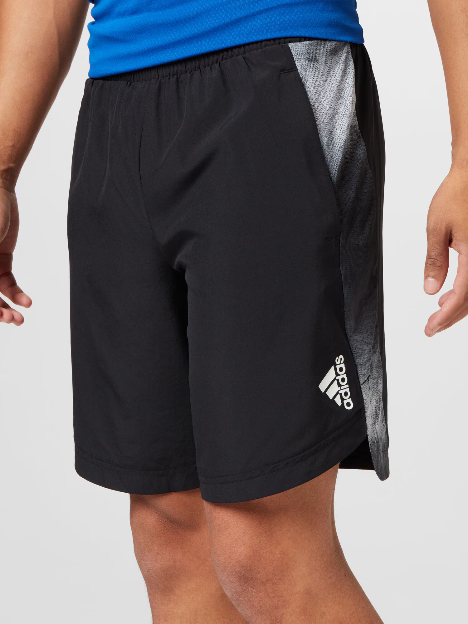 ADIDAS SPORTSWEAR Športne hlače siva / črna / bela - Pepit.si