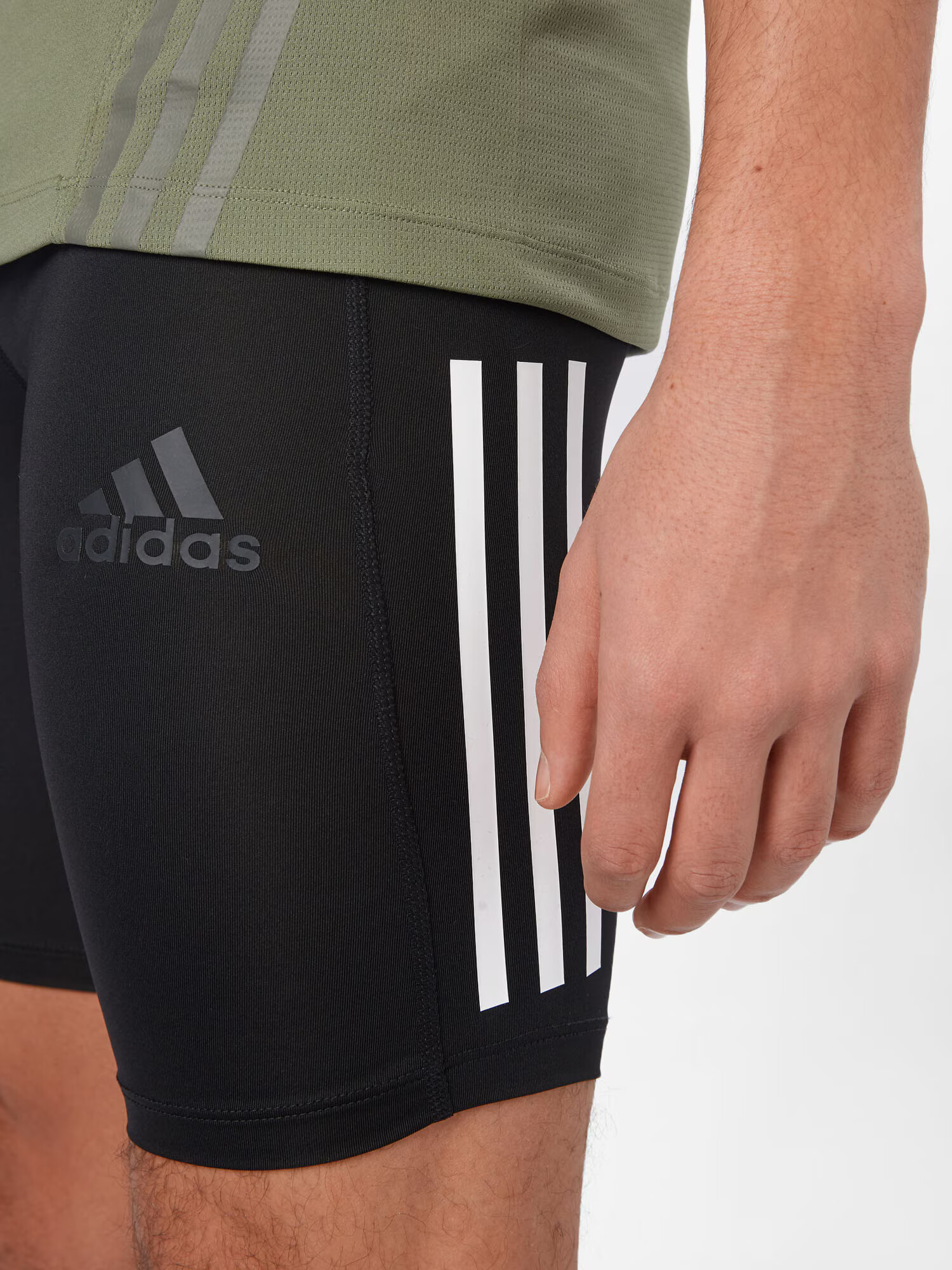 ADIDAS SPORTSWEAR Športne hlače svetlo siva / črna - Pepit.si