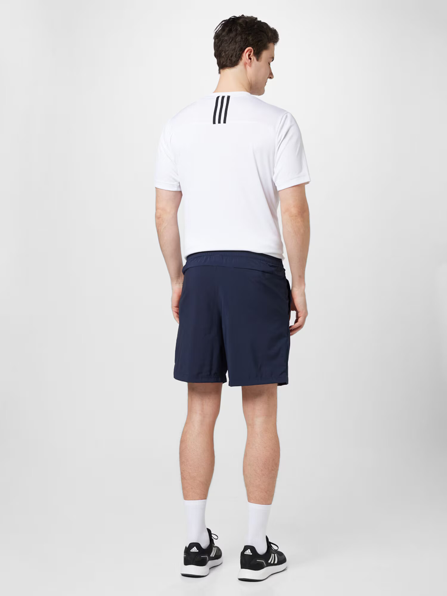 ADIDAS SPORTSWEAR Športne hlače temno modra / bela - Pepit.si