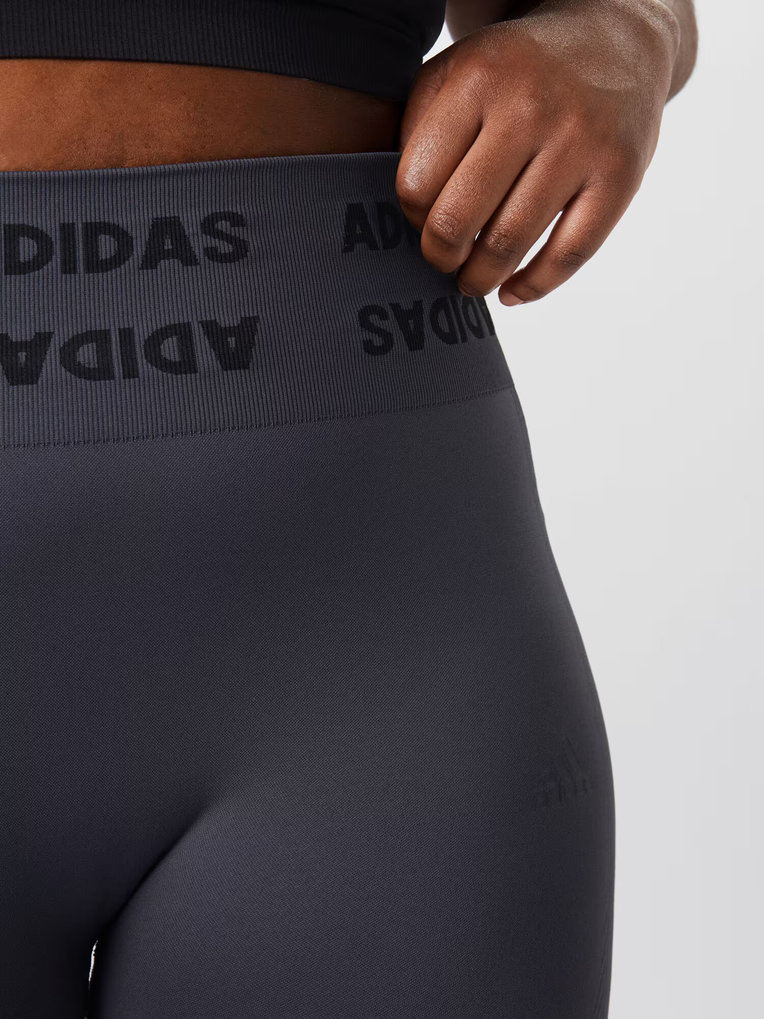 ADIDAS SPORTSWEAR Športne hlače temno siva / črna - Pepit.si