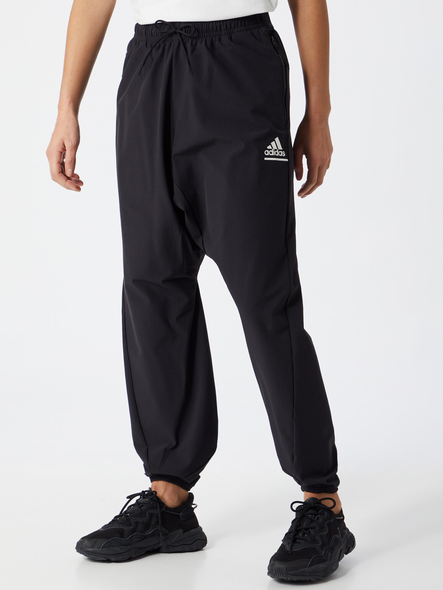 ADIDAS SPORTSWEAR Športne hlače 'Z.N.E.' črna / bela - Pepit.si