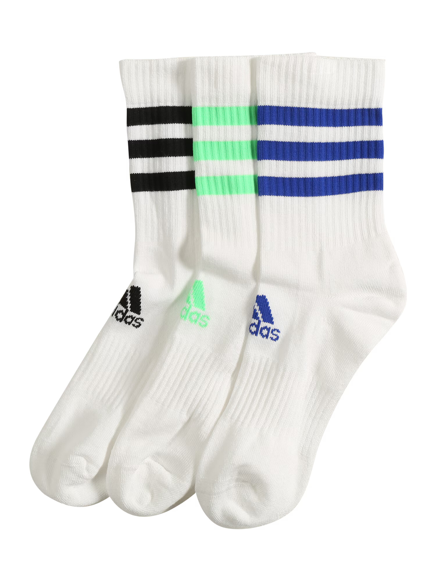 ADIDAS PERFORMANCE Športne nogavice bela / črna / modra / limeta - Pepit.si