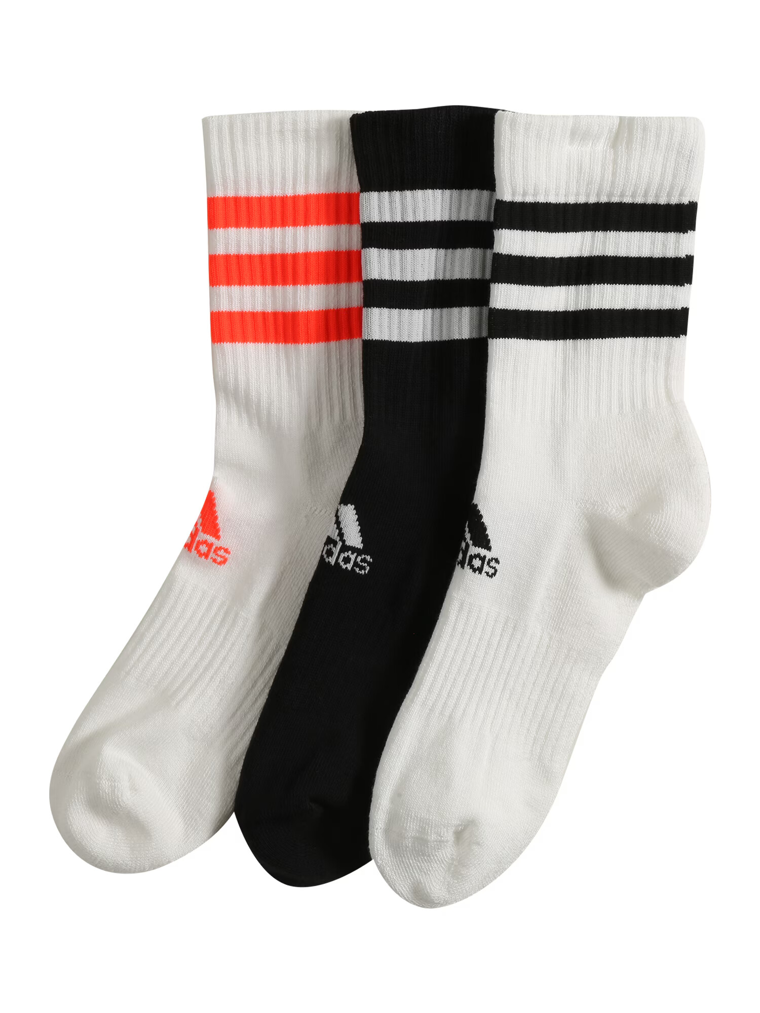 ADIDAS PERFORMANCE Športne nogavice bela / neonsko oranžna / črna - Pepit.si