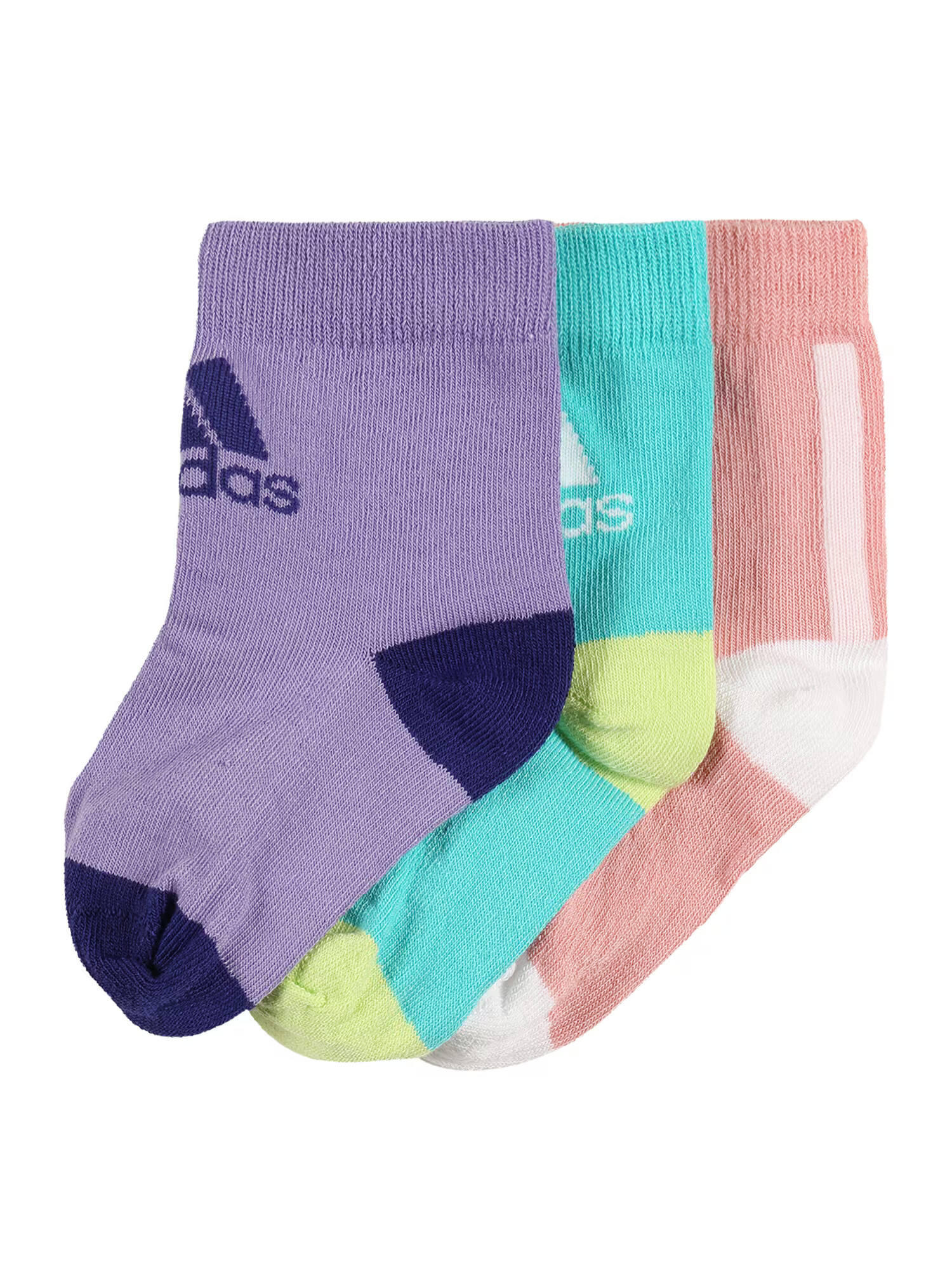 ADIDAS PERFORMANCE Športne nogavice turkizna / apno / mauve / rosé / vinsko rdeča - Pepit.si