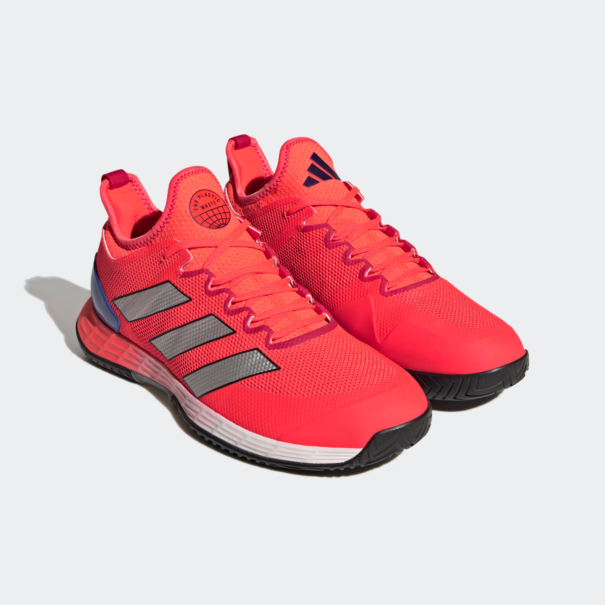 ADIDAS SPORTSWEAR Športni čevelj 'Adizero Ubersonic' modra / siva / rdeča - Pepit.si