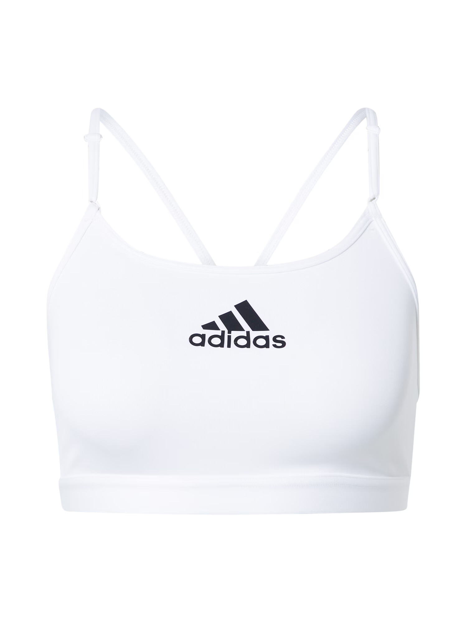 ADIDAS SPORTSWEAR Športni nederček črna / bela - Pepit.si