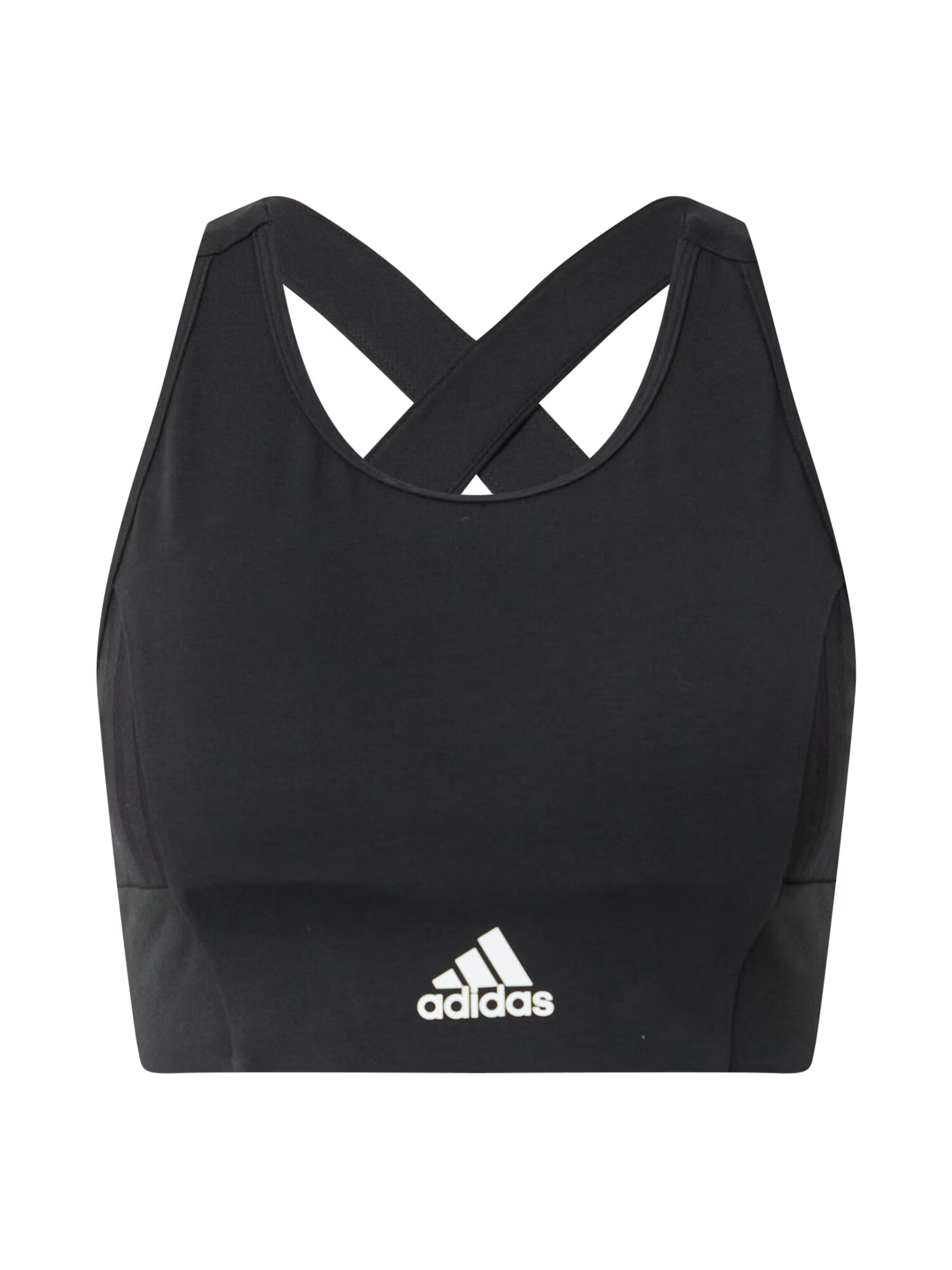 ADIDAS PERFORMANCE Športni nederček črna / bela - Pepit.si