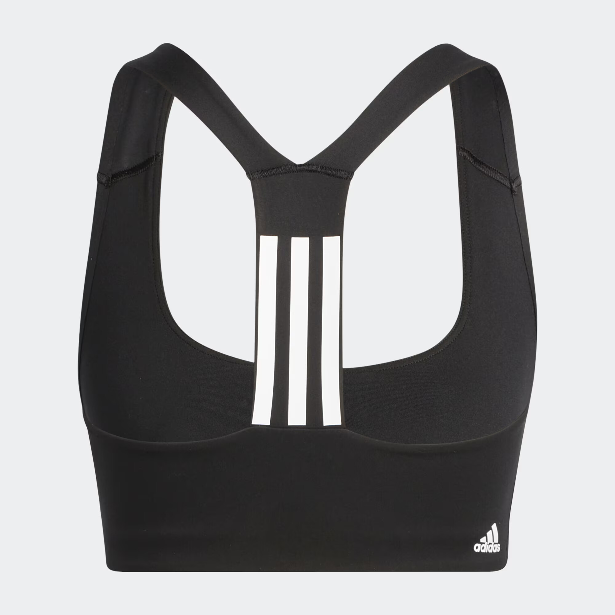 ADIDAS SPORTSWEAR Športni nederček črna / bela - Pepit.si