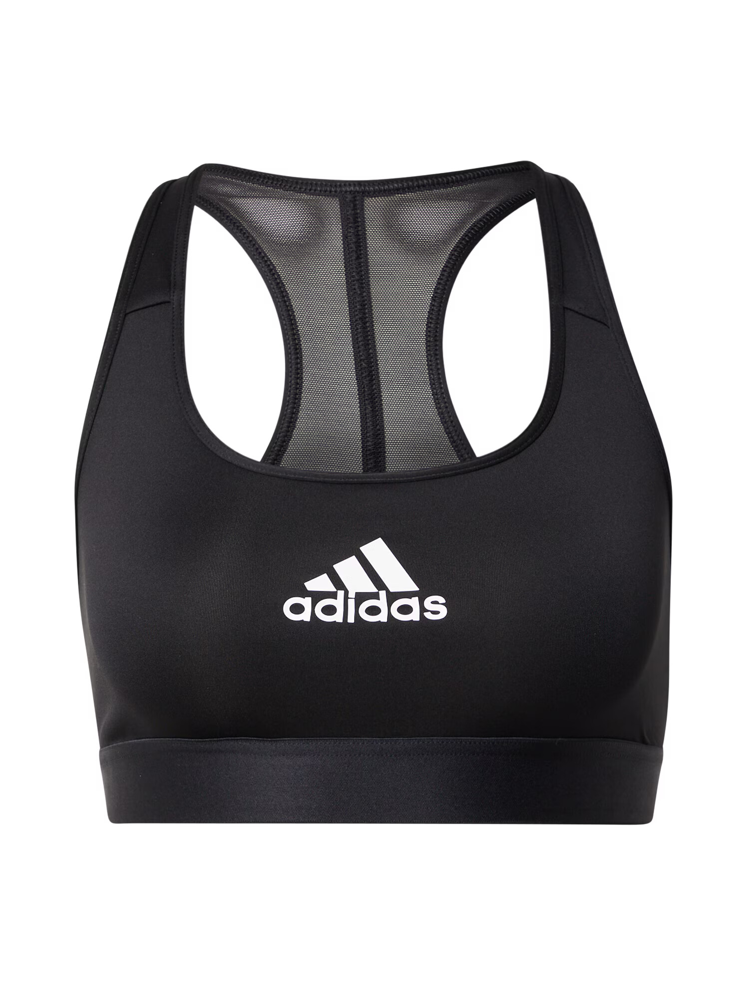 ADIDAS SPORTSWEAR Športni nederček črna / bela - Pepit.si