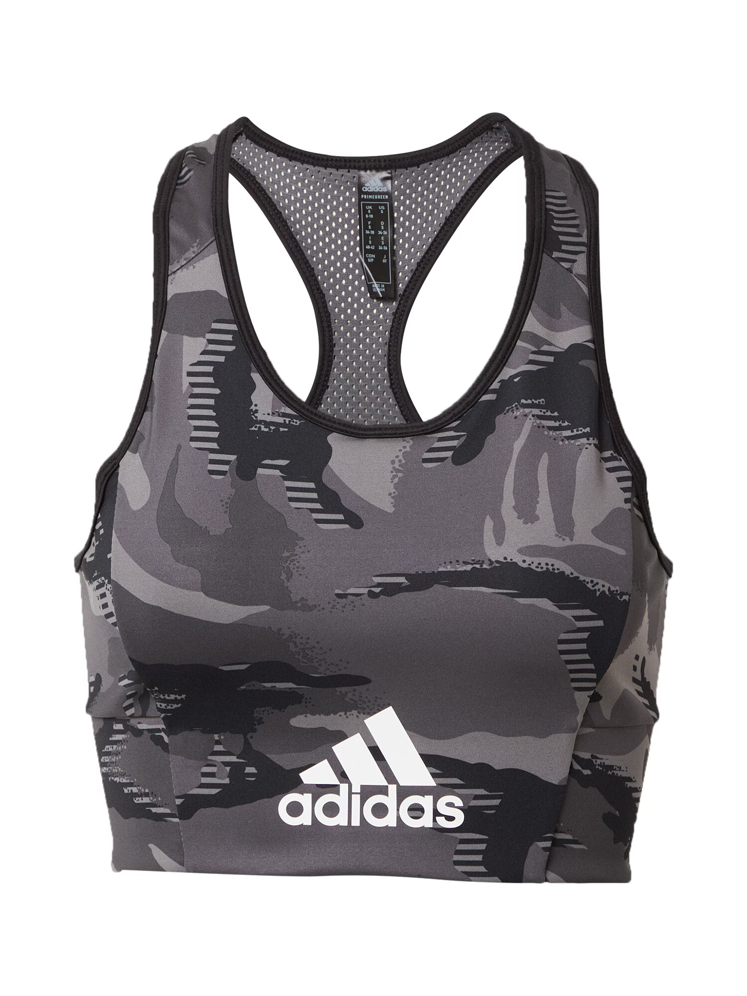 ADIDAS PERFORMANCE Športni nederček črna / temno siva / siva / bela - Pepit.si