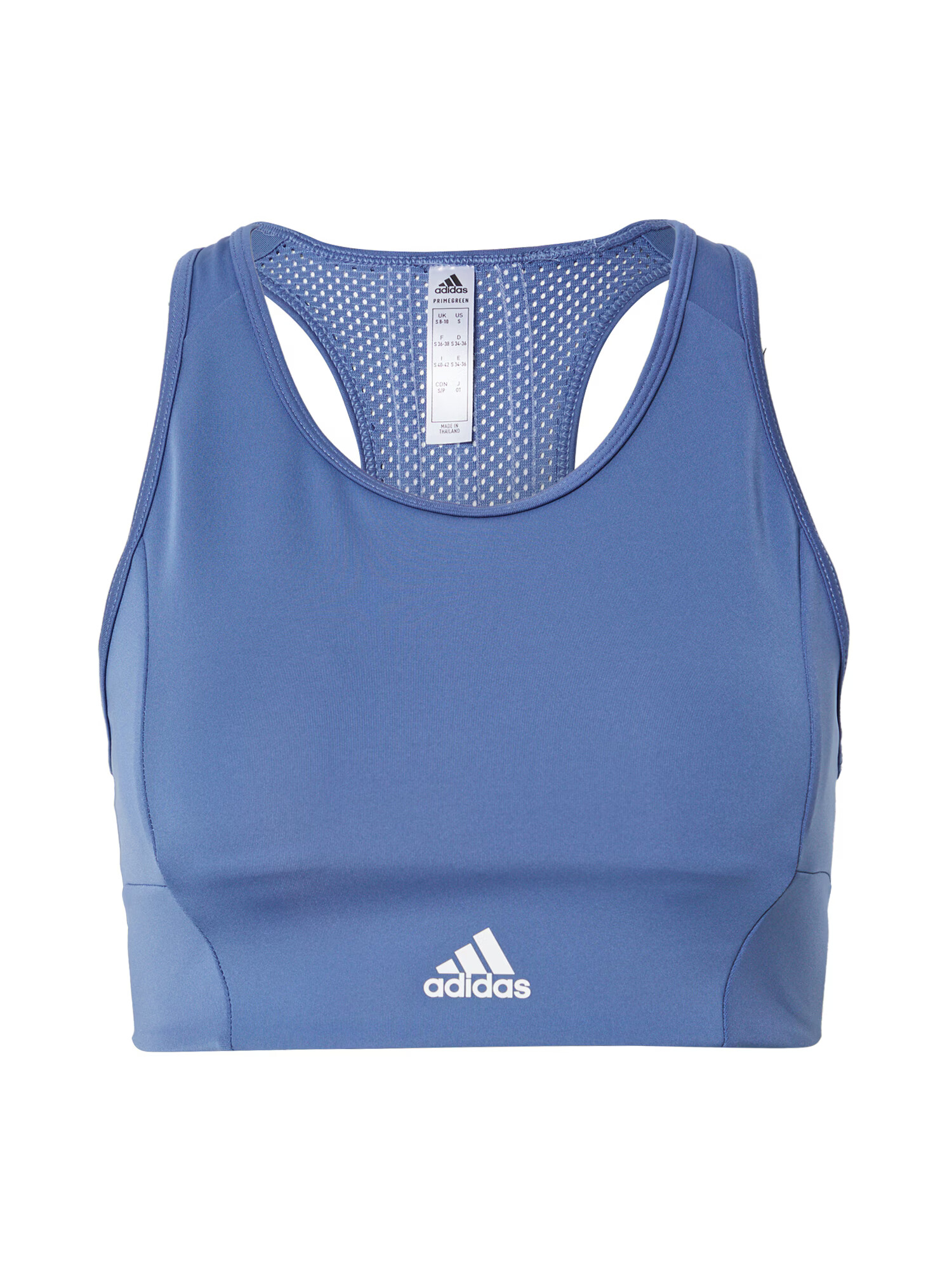 ADIDAS PERFORMANCE Športni nederček dimno modra / bela - Pepit.si