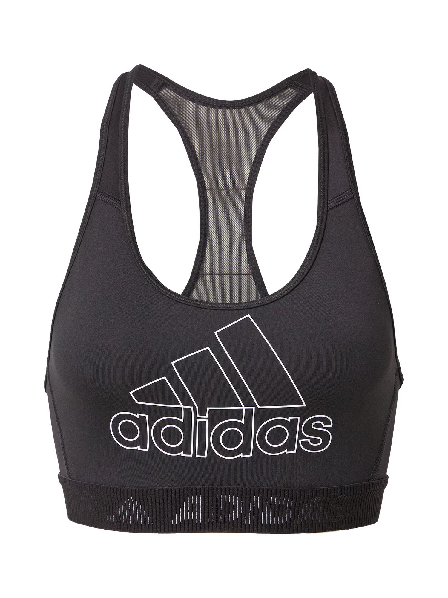 ADIDAS PERFORMANCE Športni nederček 'Don't Rest' črna / bela - Pepit.si