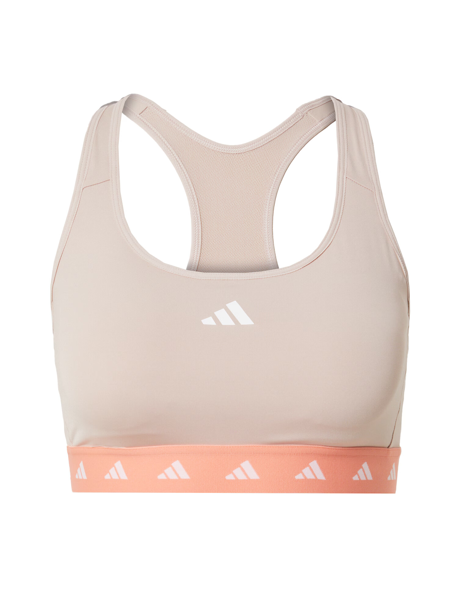 ADIDAS PERFORMANCE Športni nederček nude / bela - Pepit.si