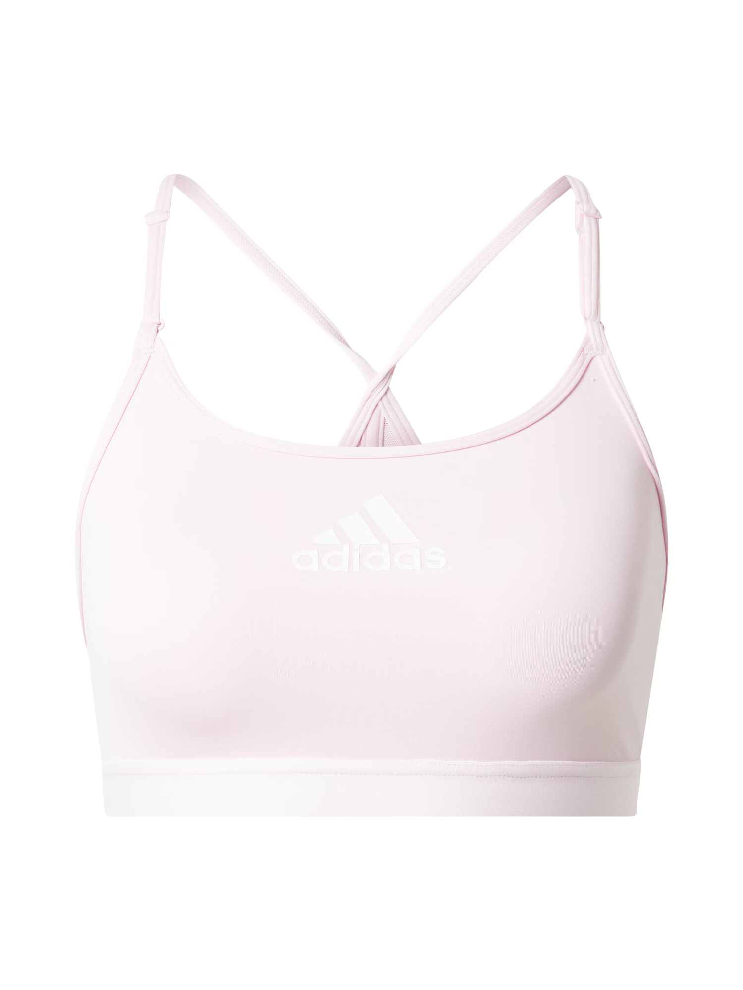 ADIDAS SPORTSWEAR Športni nederček pastelno roza / bela - Pepit.si