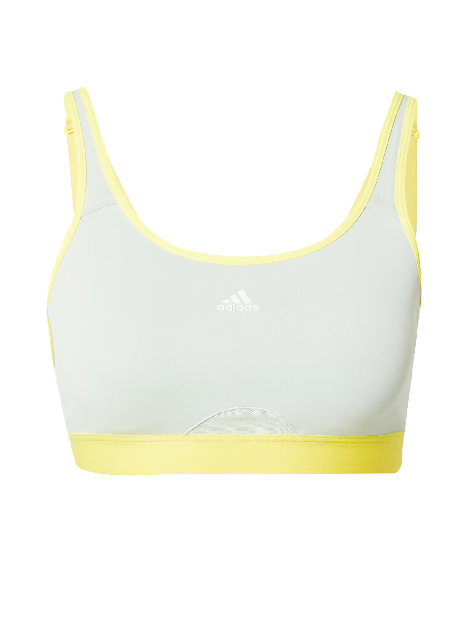 ADIDAS PERFORMANCE Športni nederček rumena / pastelno zelena / bela - Pepit.si