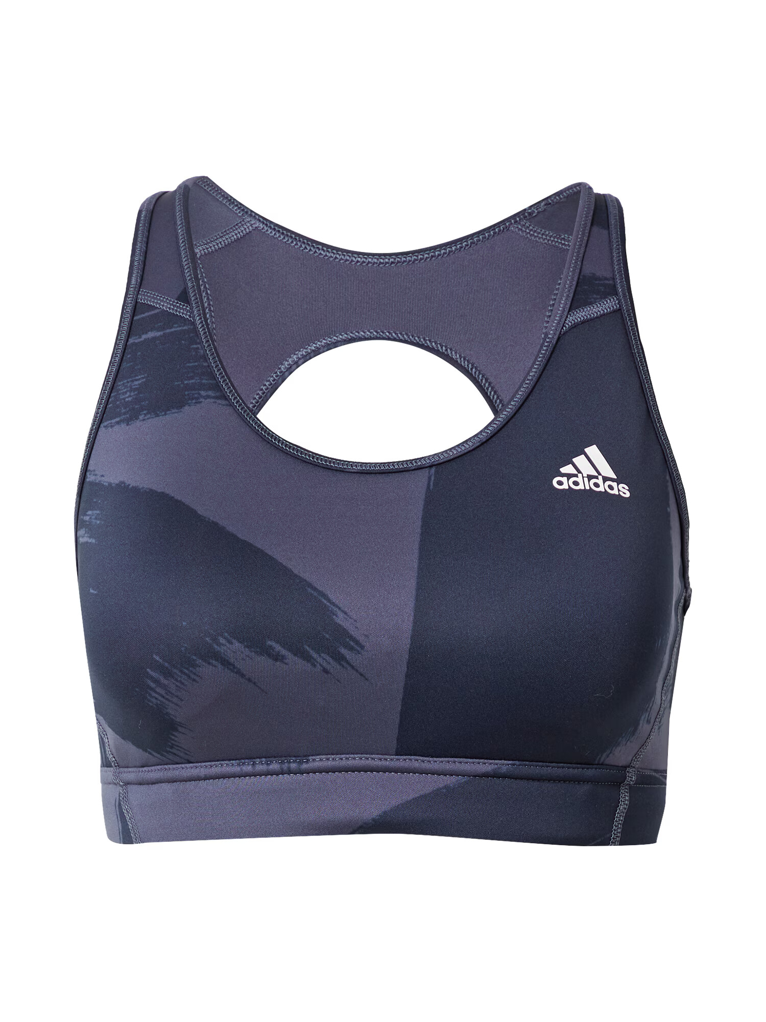 ADIDAS PERFORMANCE Športni nederček temno modra / bela - Pepit.si