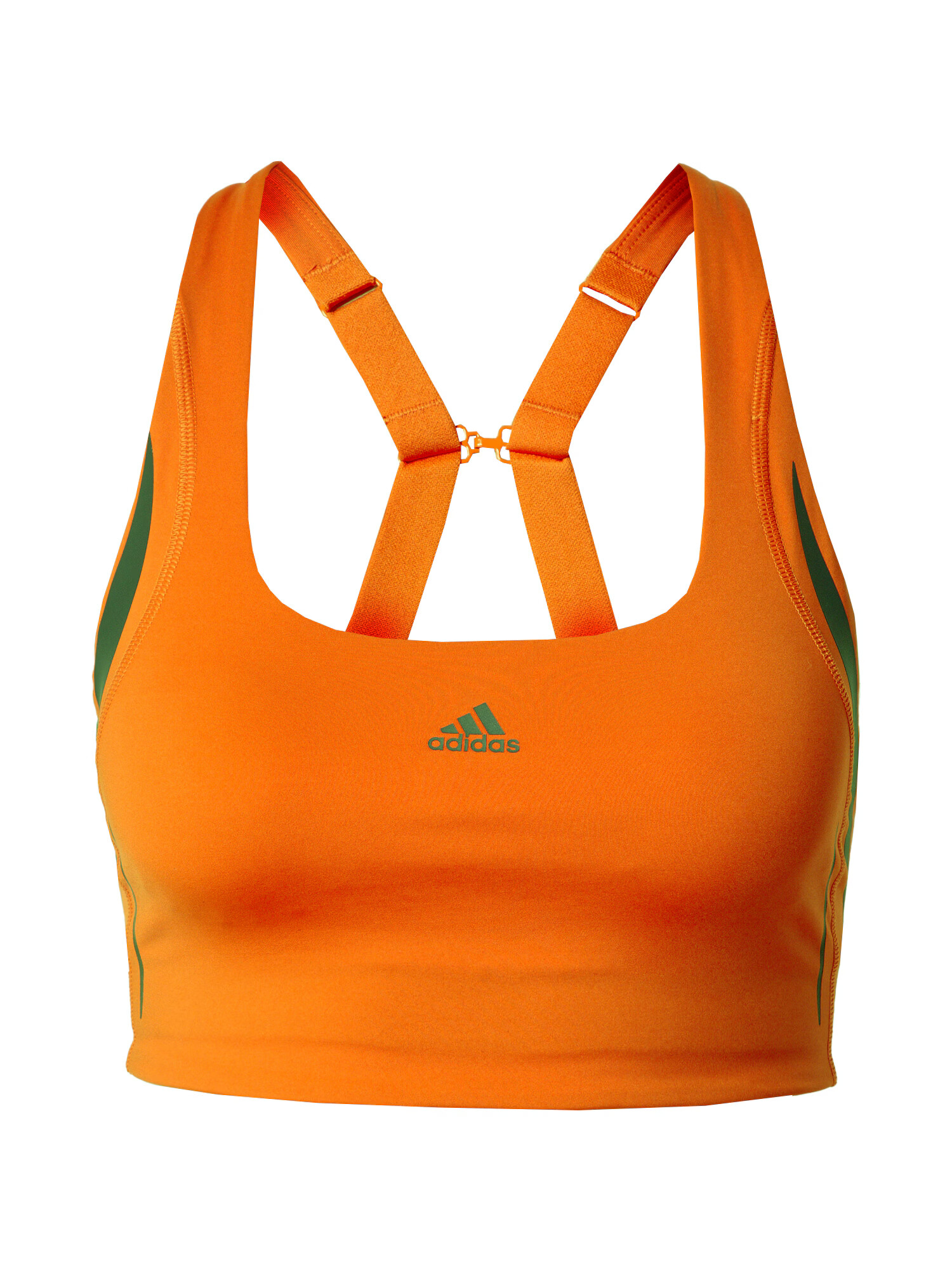 ADIDAS SPORTSWEAR Športni nederček temno oranžna / črna - Pepit.si