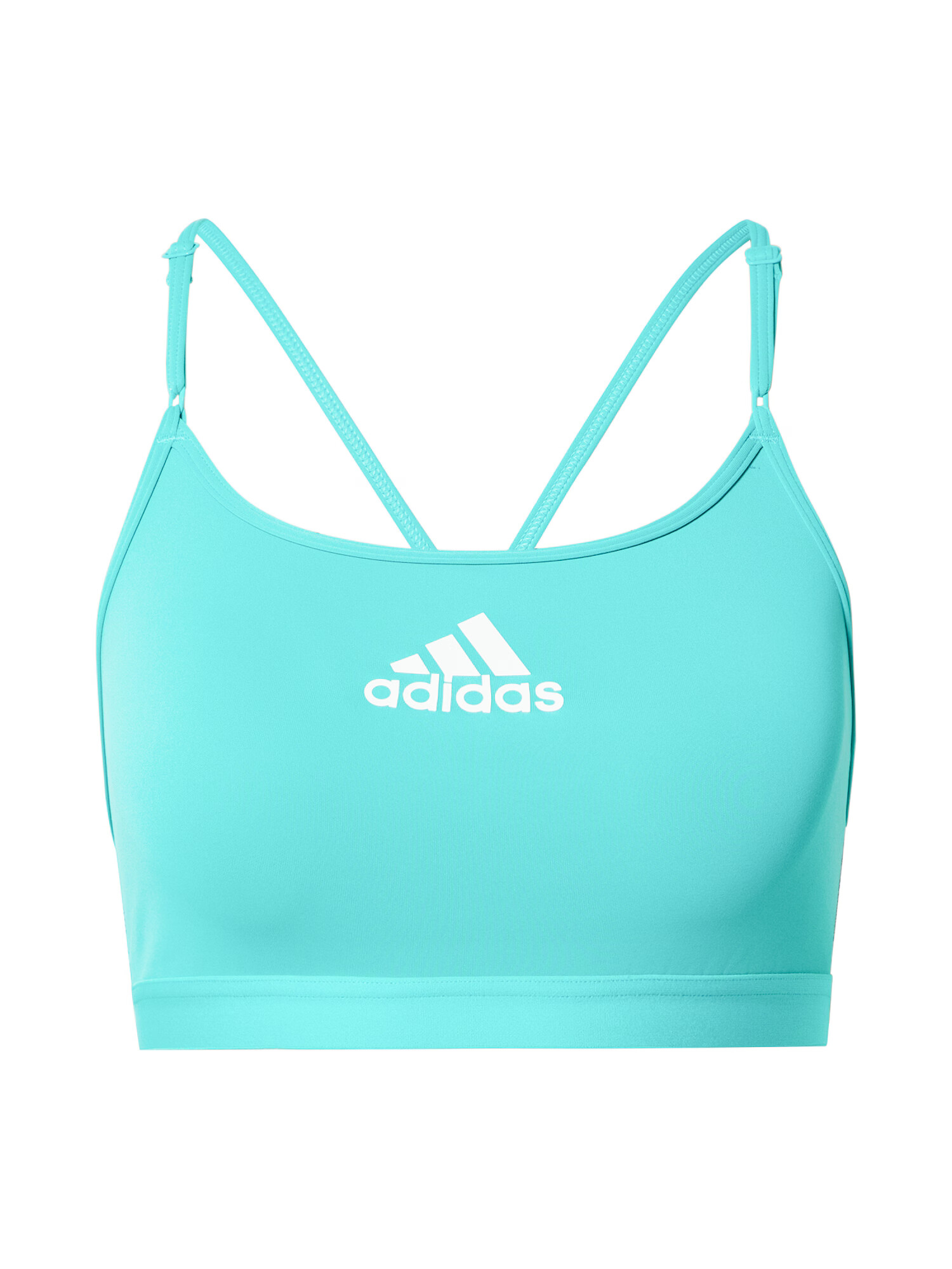 ADIDAS PERFORMANCE Športni nederček žad / bela - Pepit.si