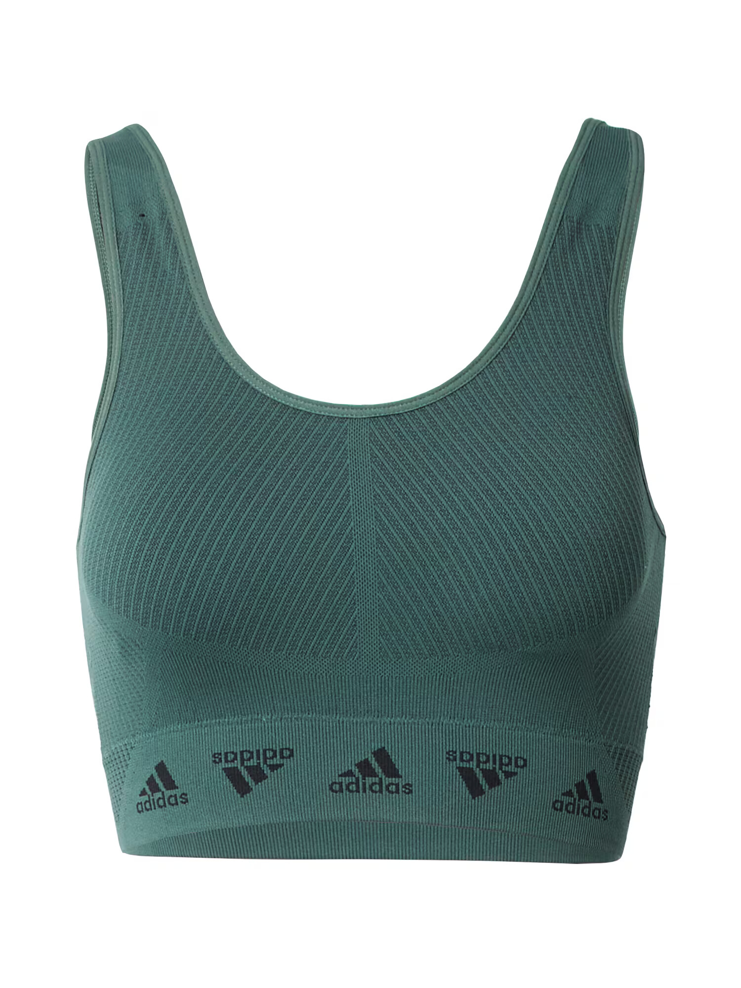 ADIDAS SPORTSWEAR Športni nederček zelena / črna - Pepit.si