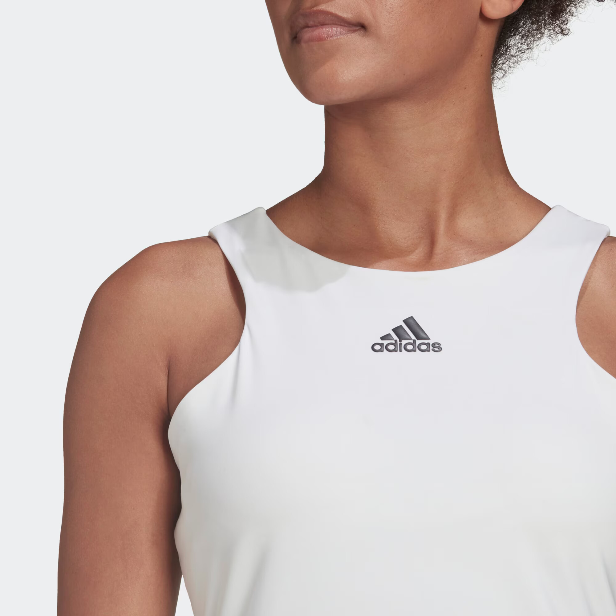 ADIDAS SPORTSWEAR Športni top antracit / bela - Pepit.si