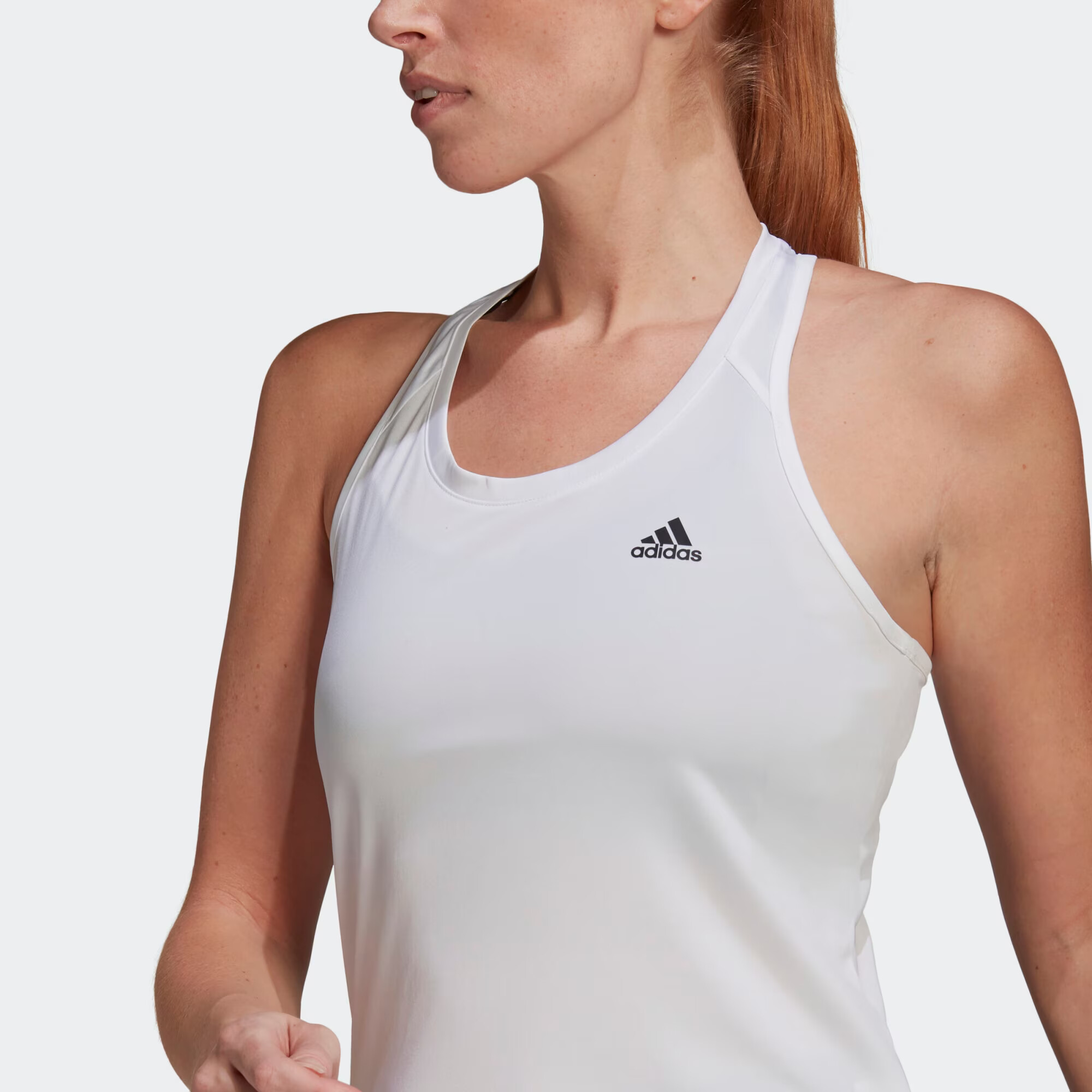 ADIDAS SPORTSWEAR Športni top črna / bela - Pepit.si