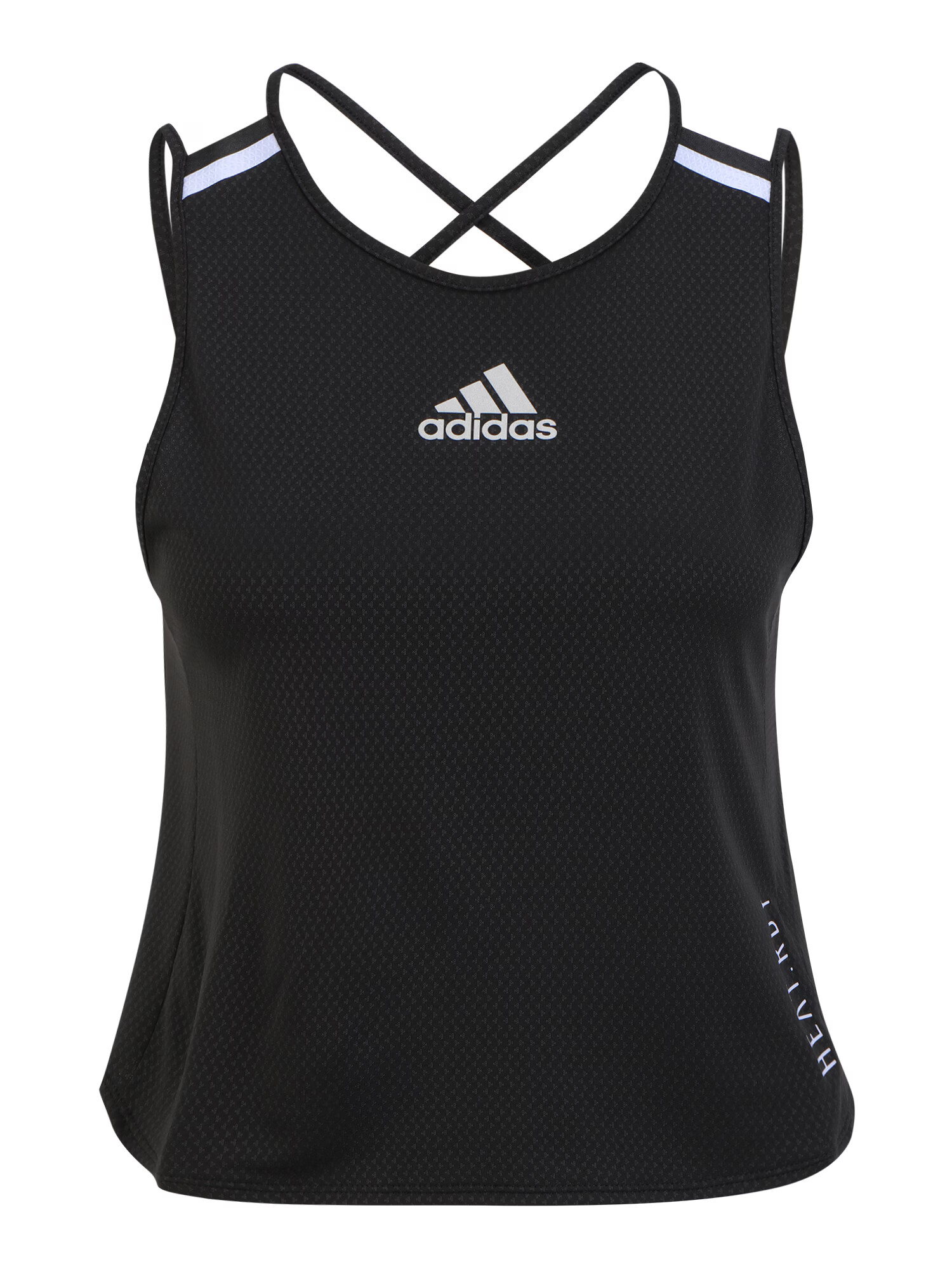 ADIDAS SPORTSWEAR Športni top črna / bela - Pepit.si