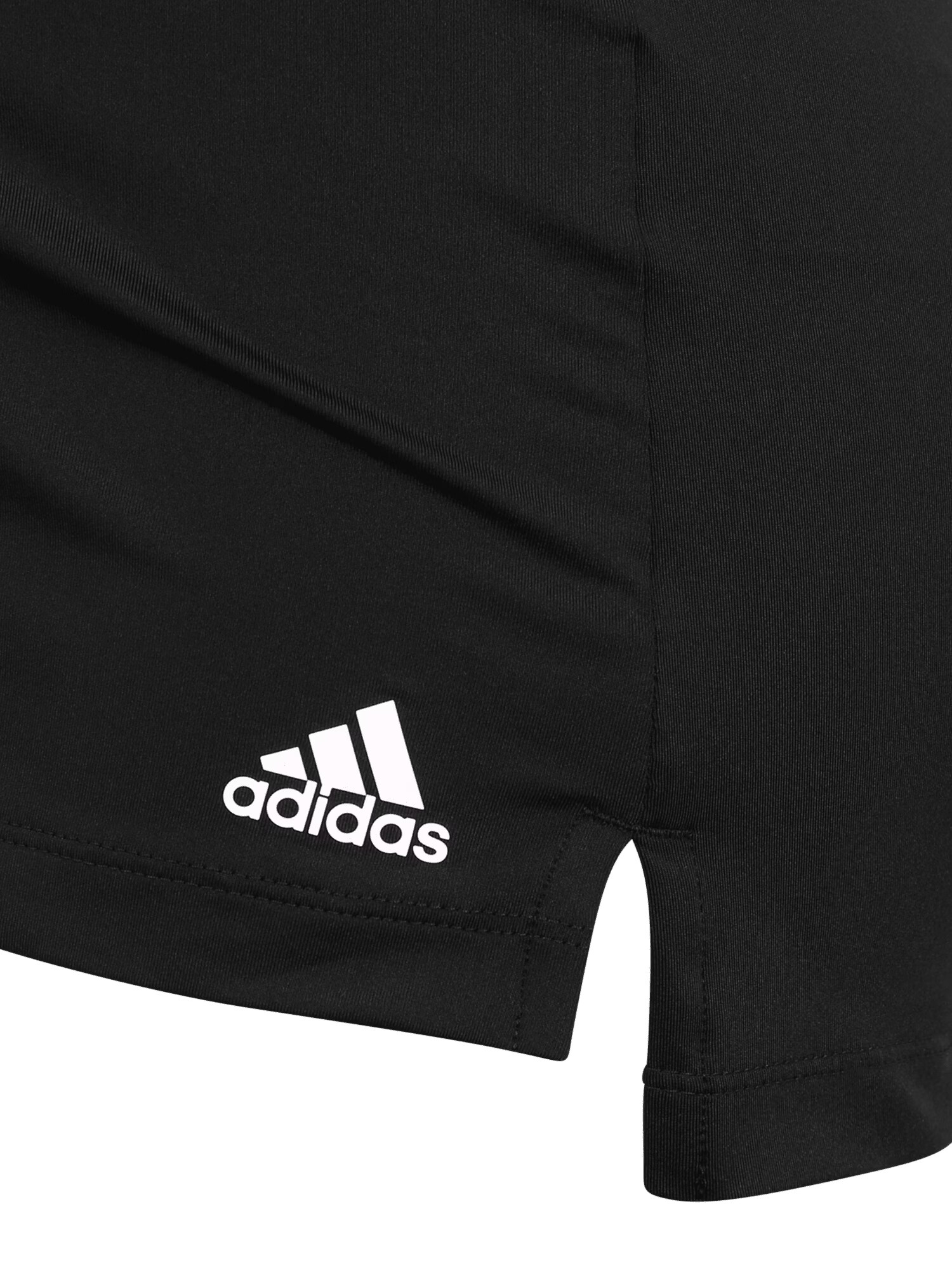 ADIDAS SPORTSWEAR Športni top črna / bela - Pepit.si