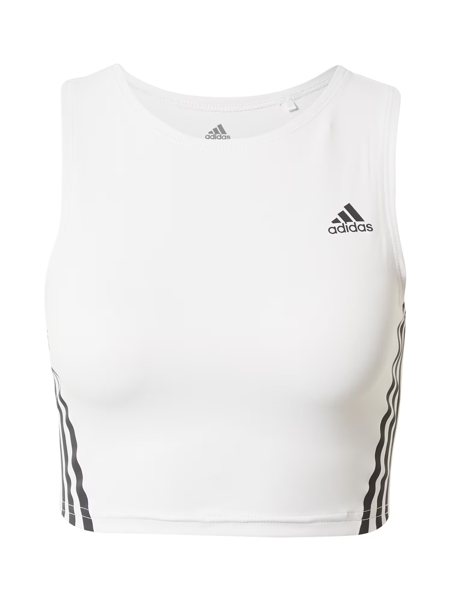 ADIDAS SPORTSWEAR Športni top črna / bela - Pepit.si