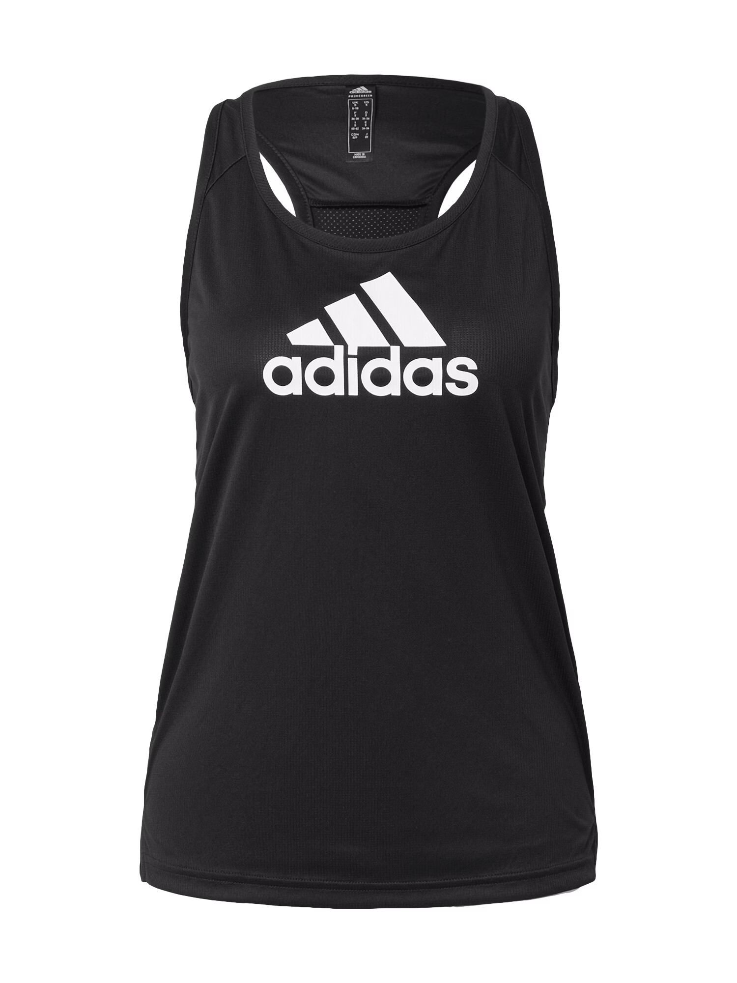 ADIDAS PERFORMANCE Športni top črna / bela - Pepit.si