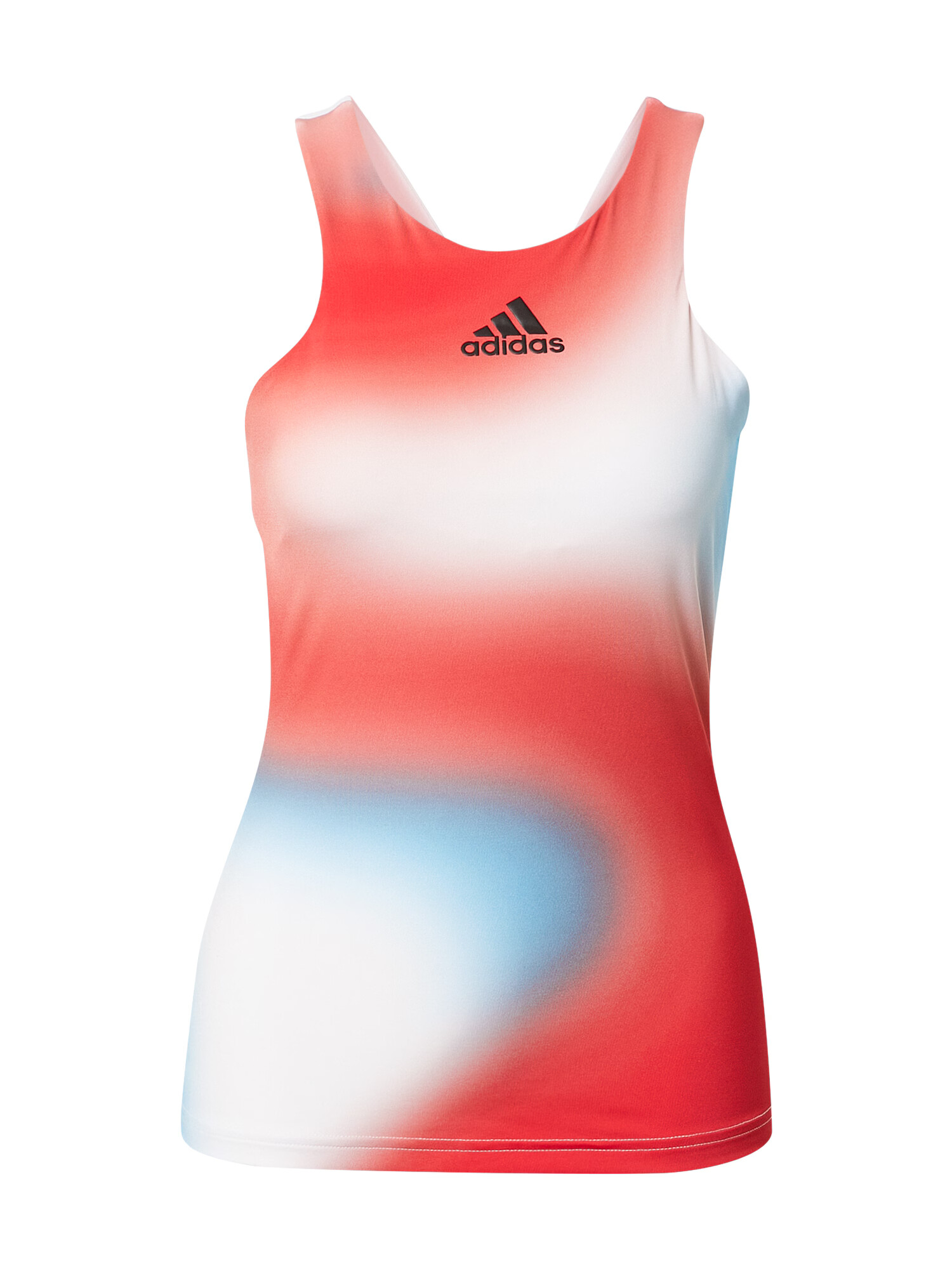 ADIDAS SPORTSWEAR Športni top 'Melbourne' svetlo modra / rdeča / bela - Pepit.si