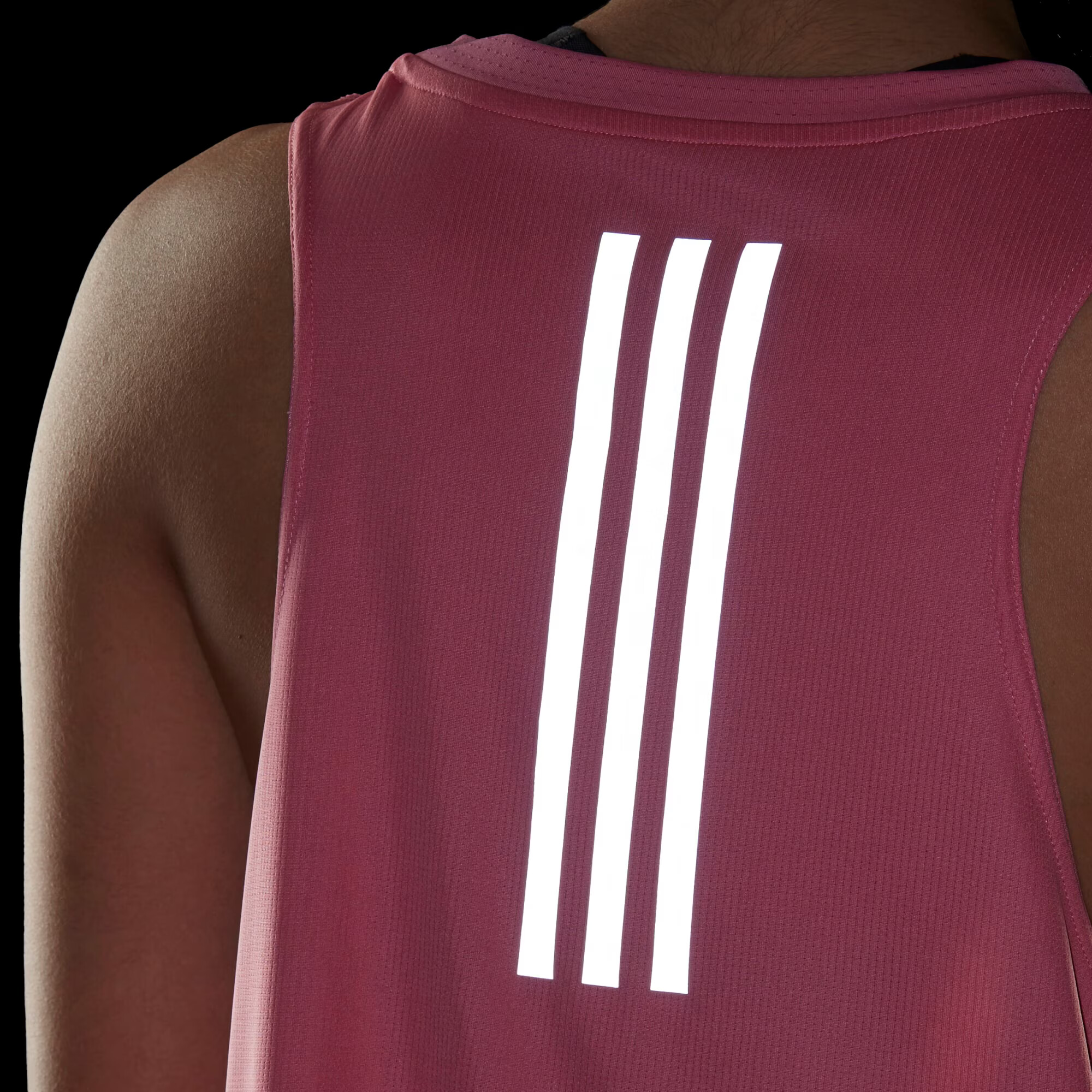 ADIDAS SPORTSWEAR Športni top 'Own the Run' siva / roza - Pepit.si