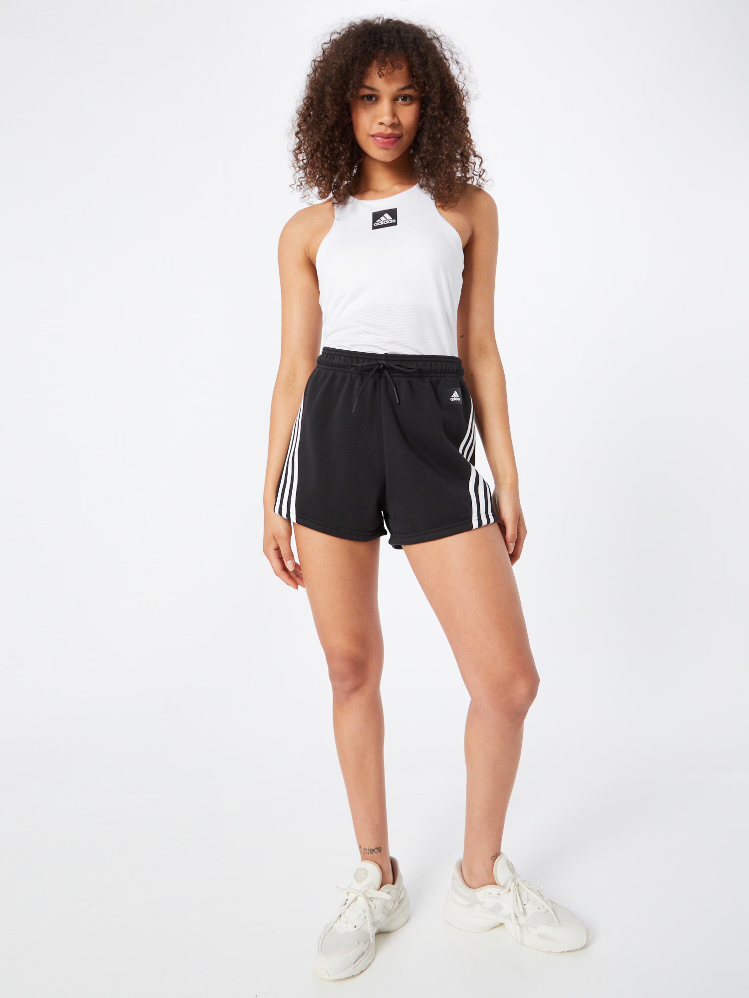 ADIDAS SPORTSWEAR Športni top 'Paris' črna / bela - Pepit.si