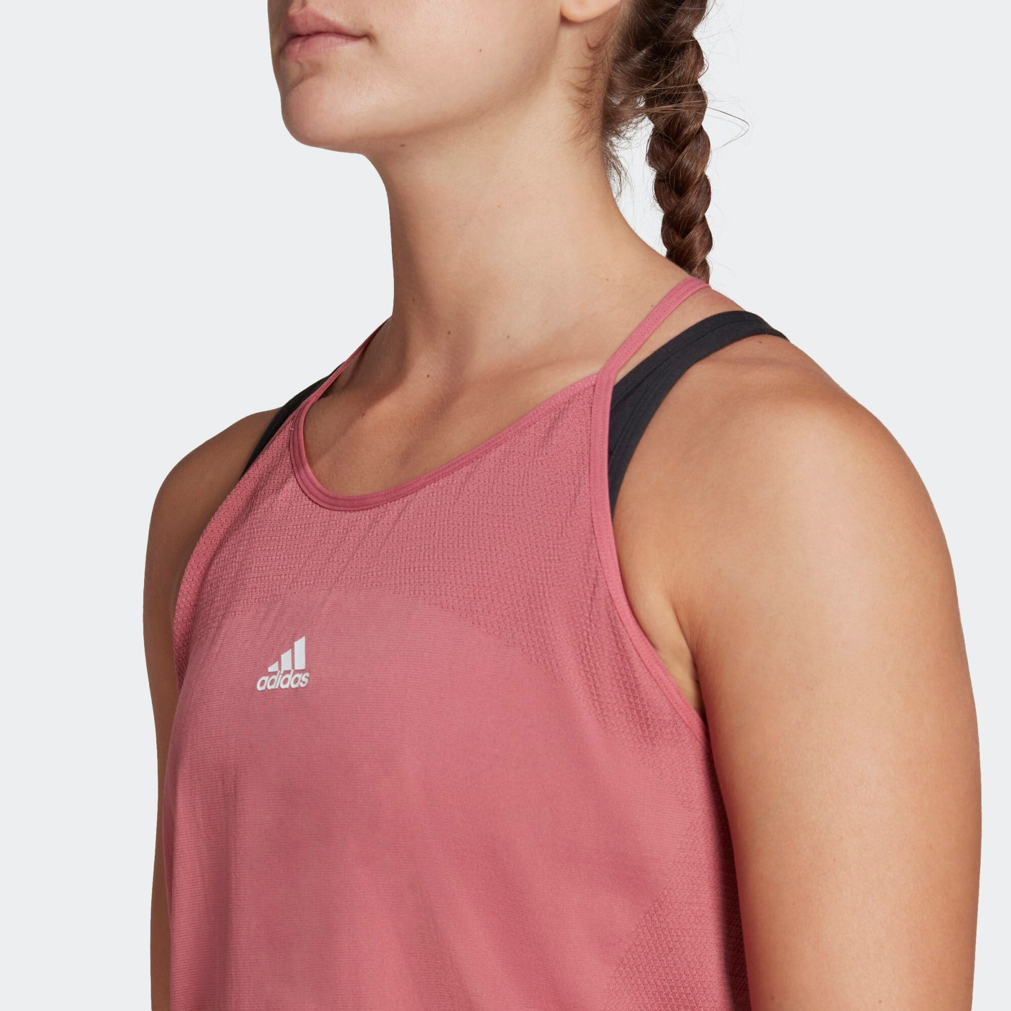 ADIDAS SPORTSWEAR Športni top roza / bela - Pepit.si